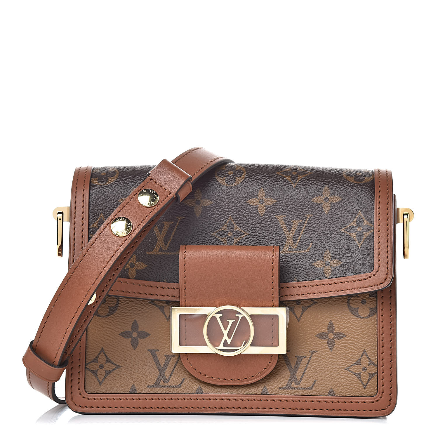 LOUIS VUITTON Reverse Monogram Dauphine Mini 490520