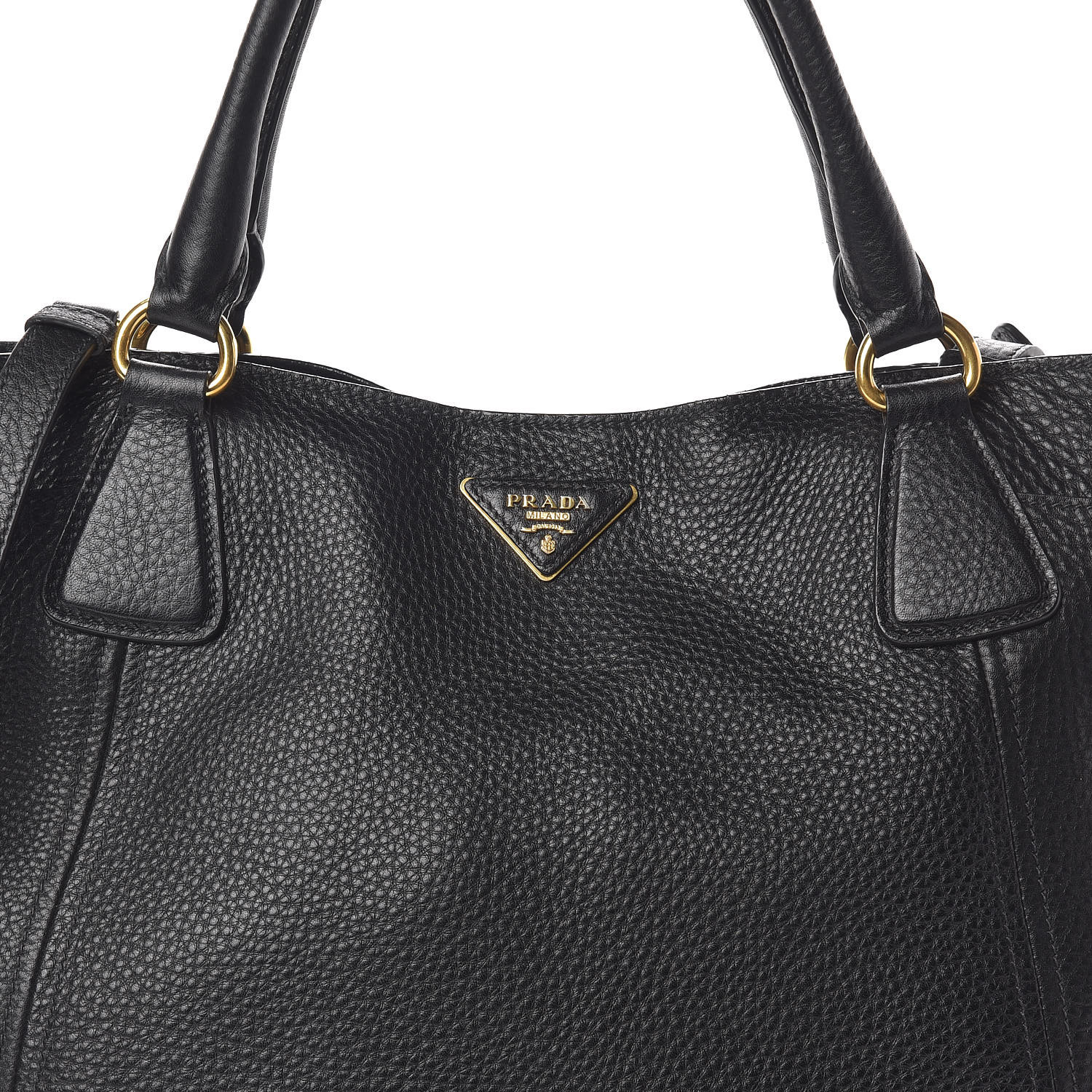 prada vitello daino side pocket tote