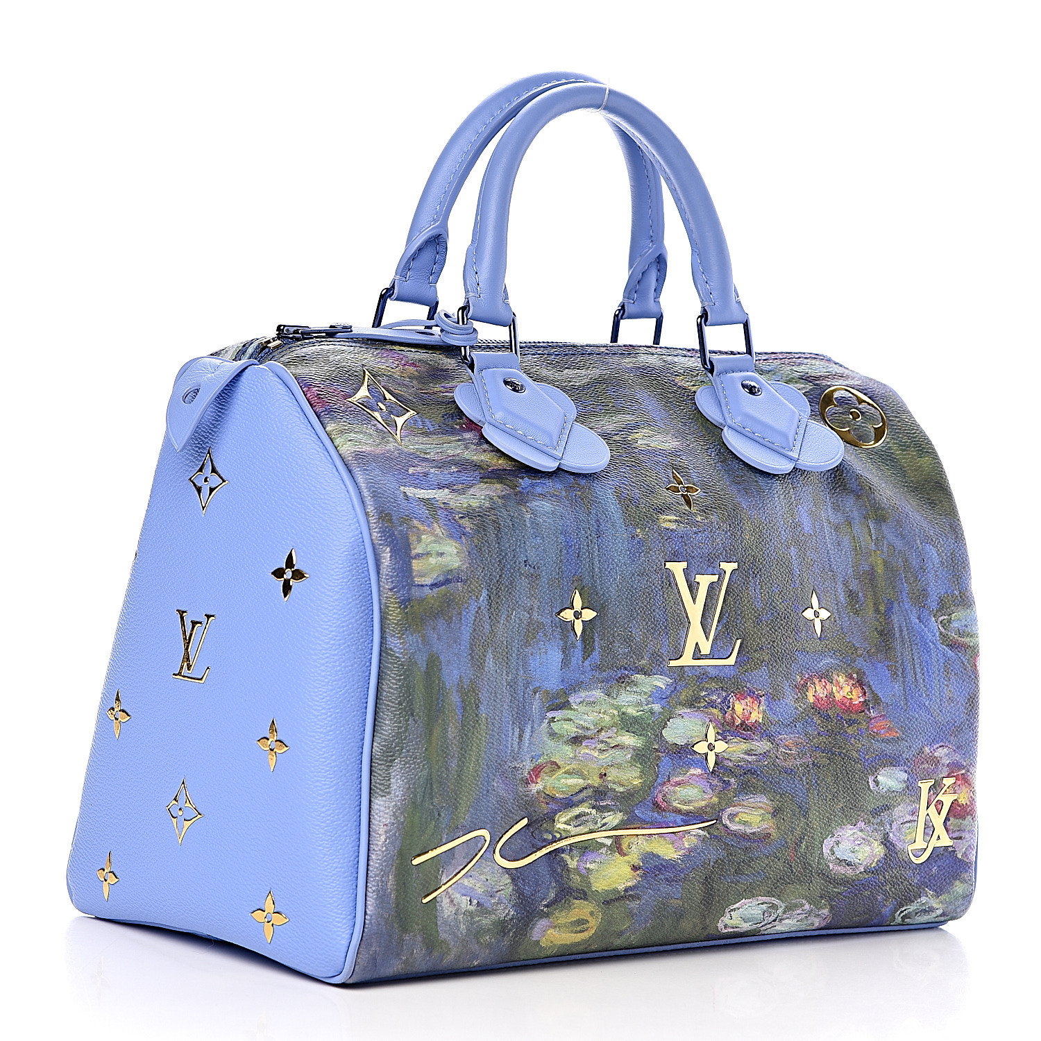 LOUIS VUITTON Masters Jeff Koons Monet Speedy 30 488053