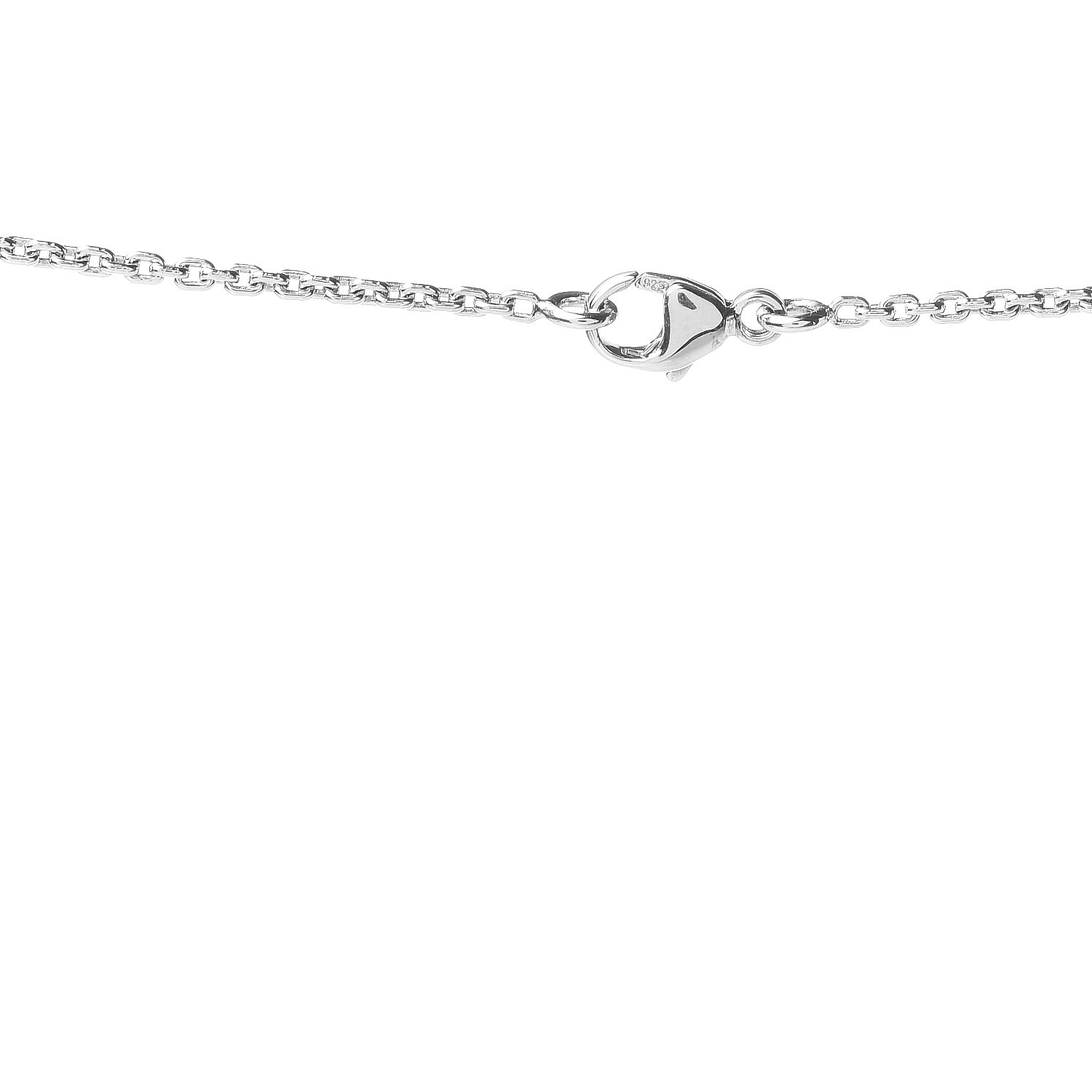 LOUIS VUITTON Sterling Silver Lockit Necklace 531140