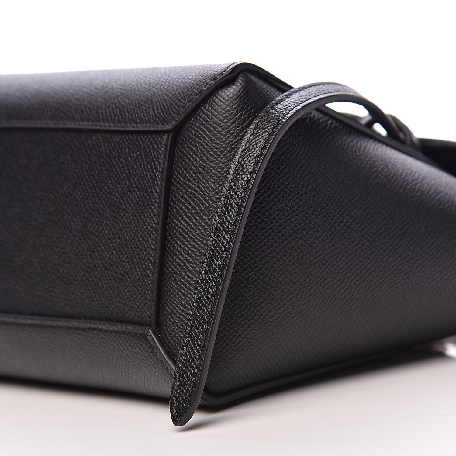 CELINE Grained Calfskin Nano Belt Bag Black 507708