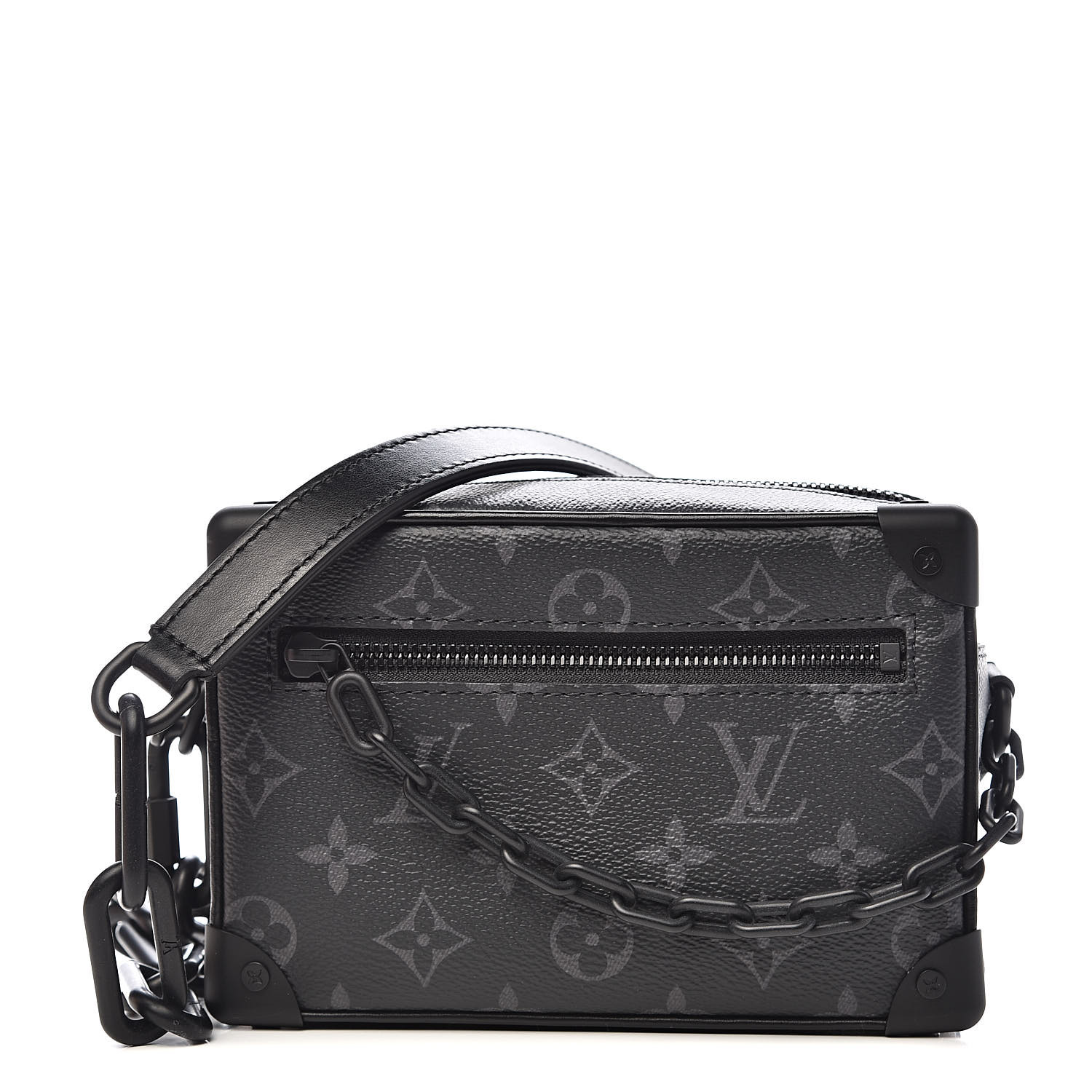 LOUIS VUITTON Monogram Mini Soft Trunk Eclipse 521606