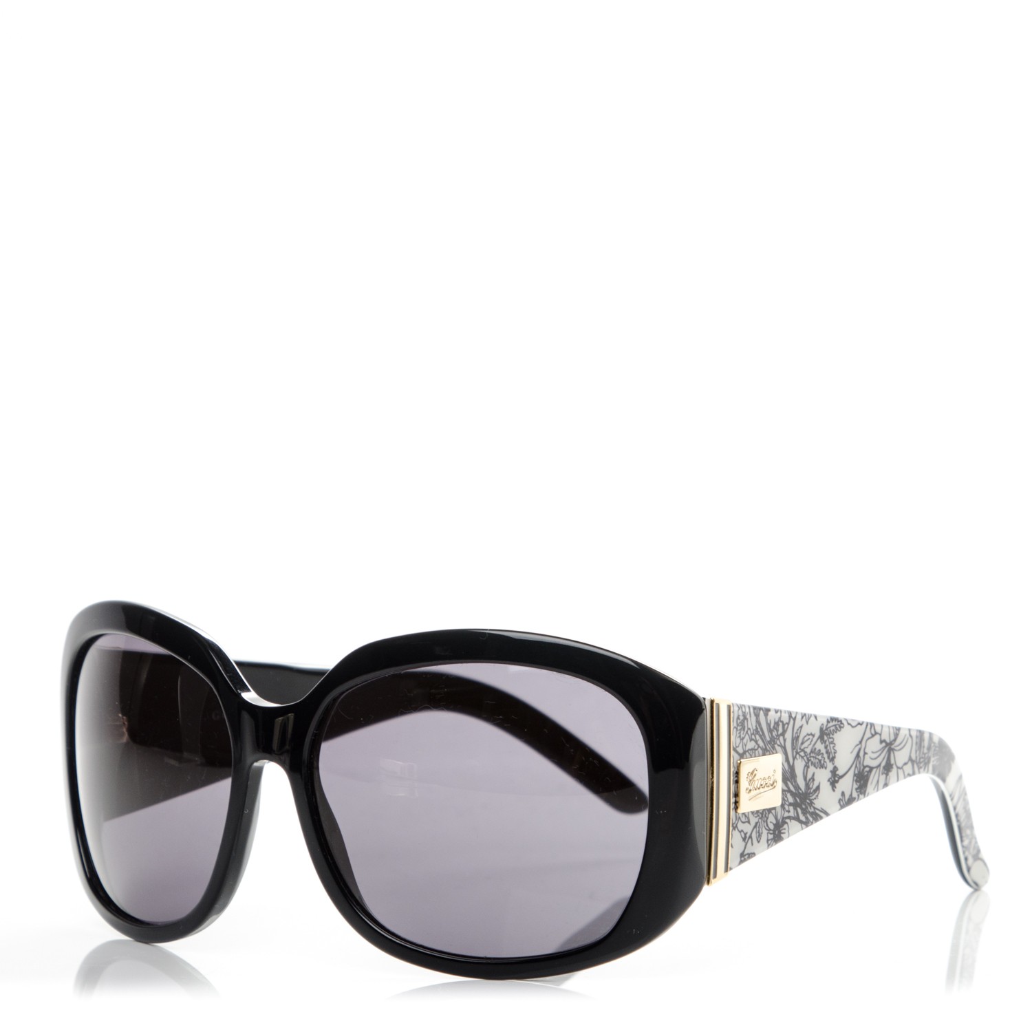 gucci sunglasses black and white
