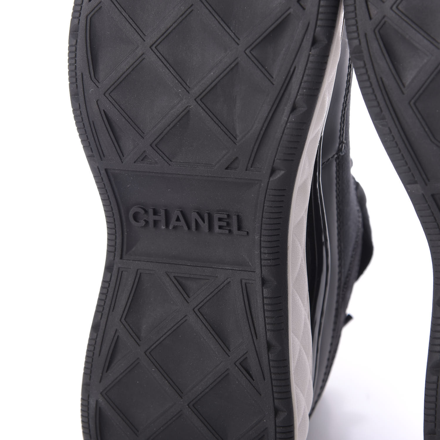 fabric calfskin suede cc sneakers