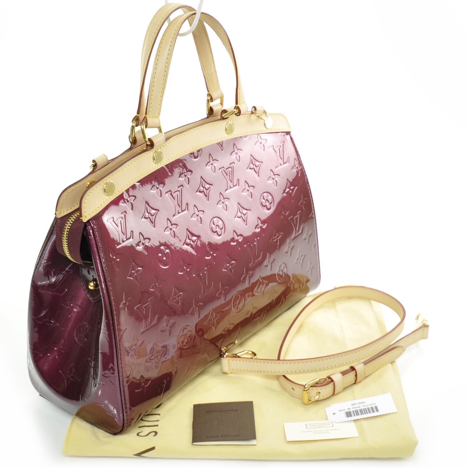 Louis Vuitton Vernis Brea Rouge Fauviste MM Bag