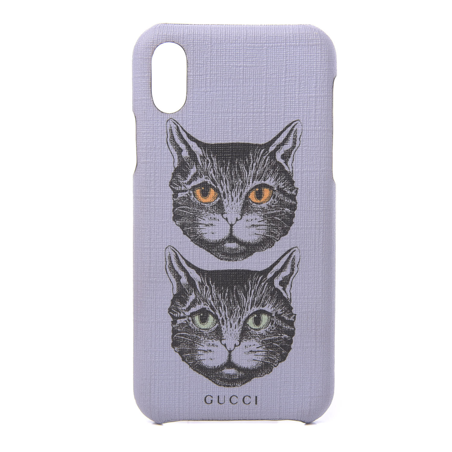 Gucci Supreme Canvas Mystic Cat Iphone X Xs Case Purple Fashionphile