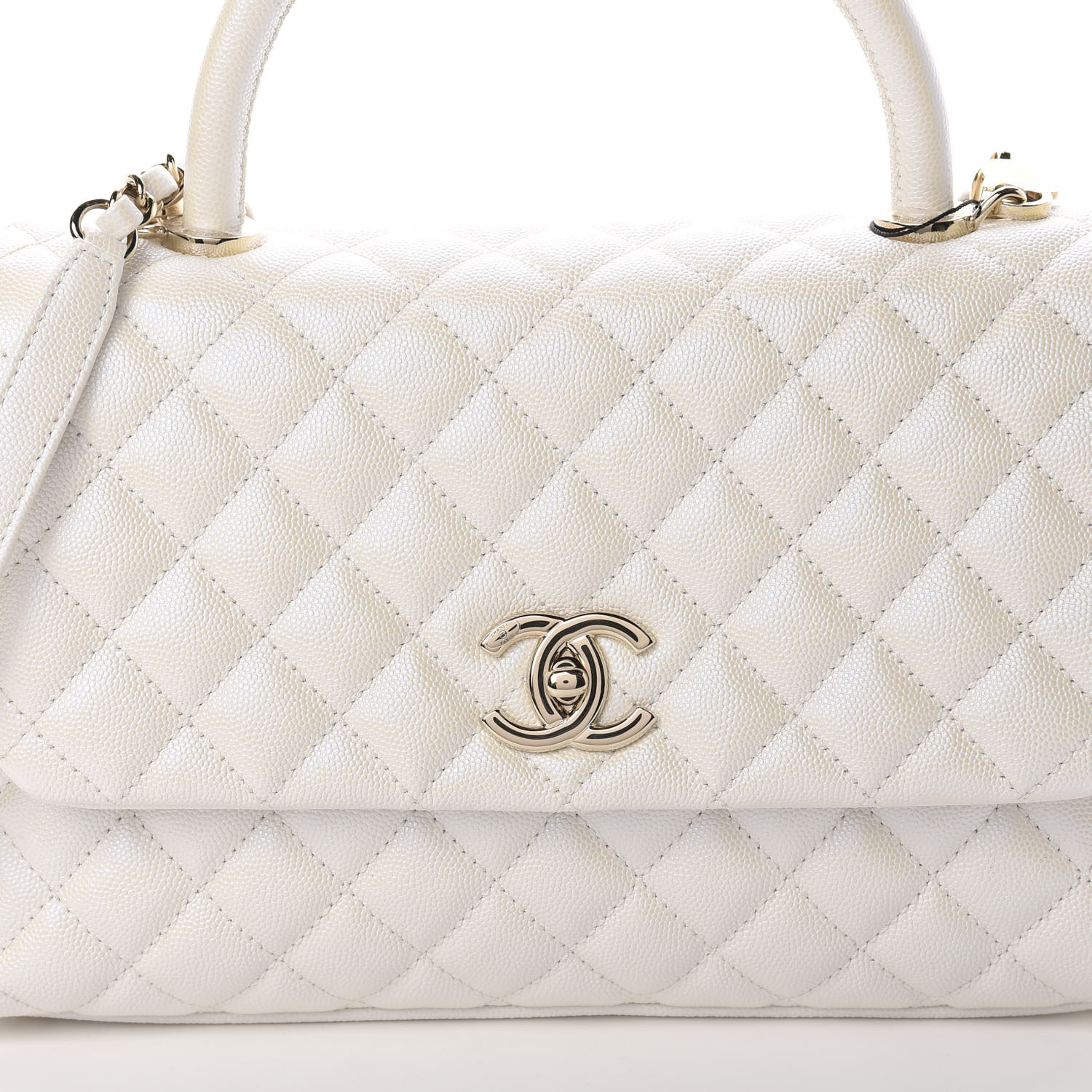 chanel iridescent coco handle