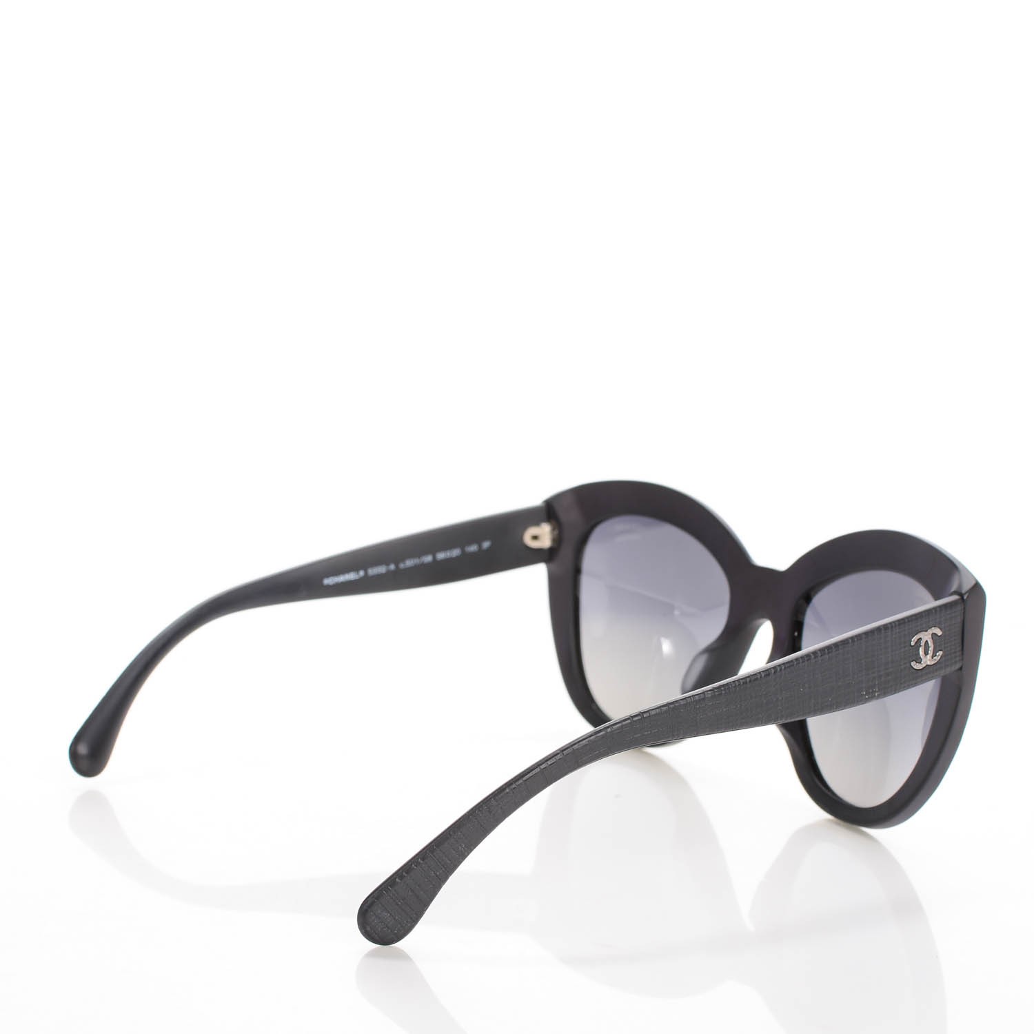 CHANEL Tweed Effect CC Polarized Butterfly Signature Sunglasses 