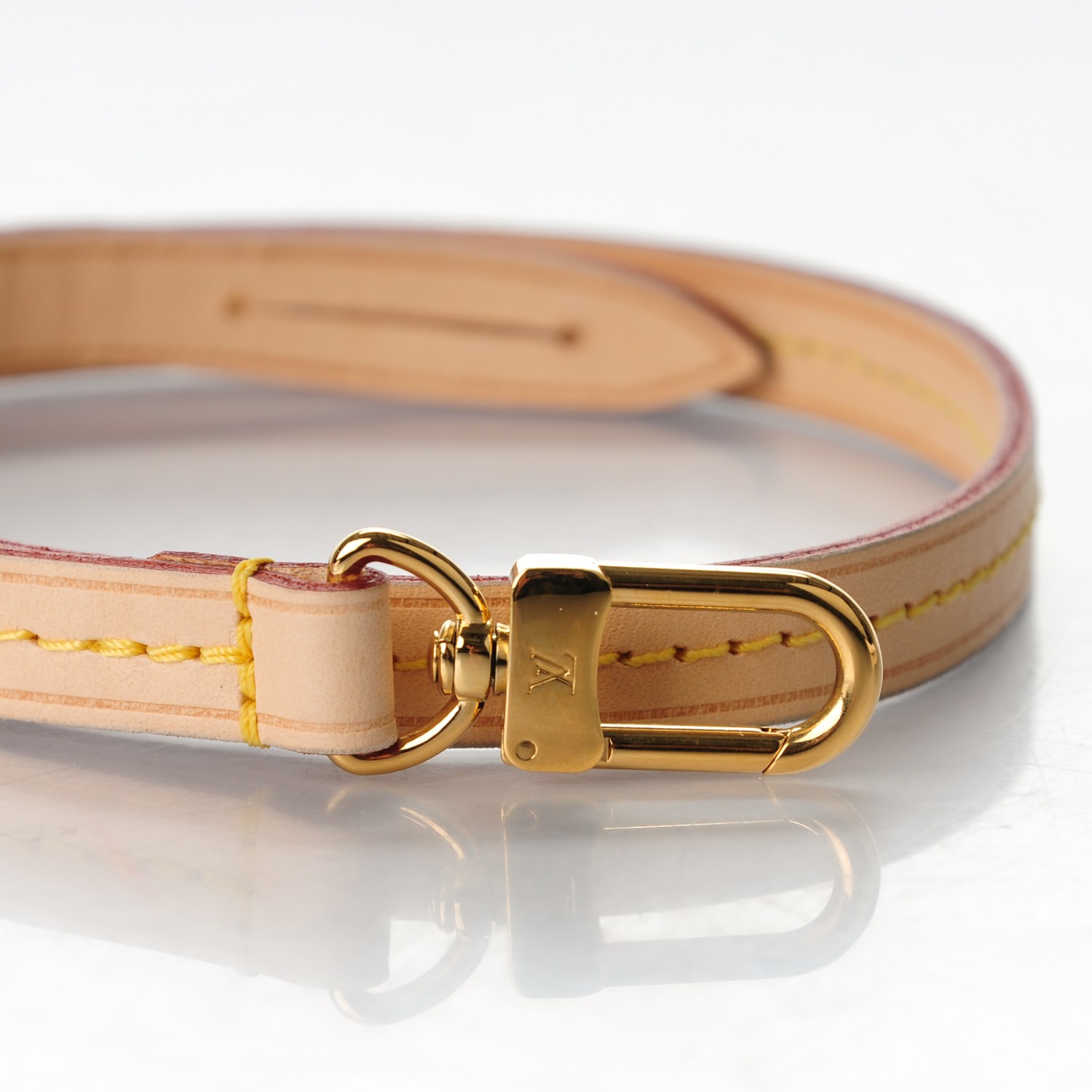 louis vuitton button repair costume LOUIS VUITTON Vachetta Pochette Accessories Replacement Strap 162564