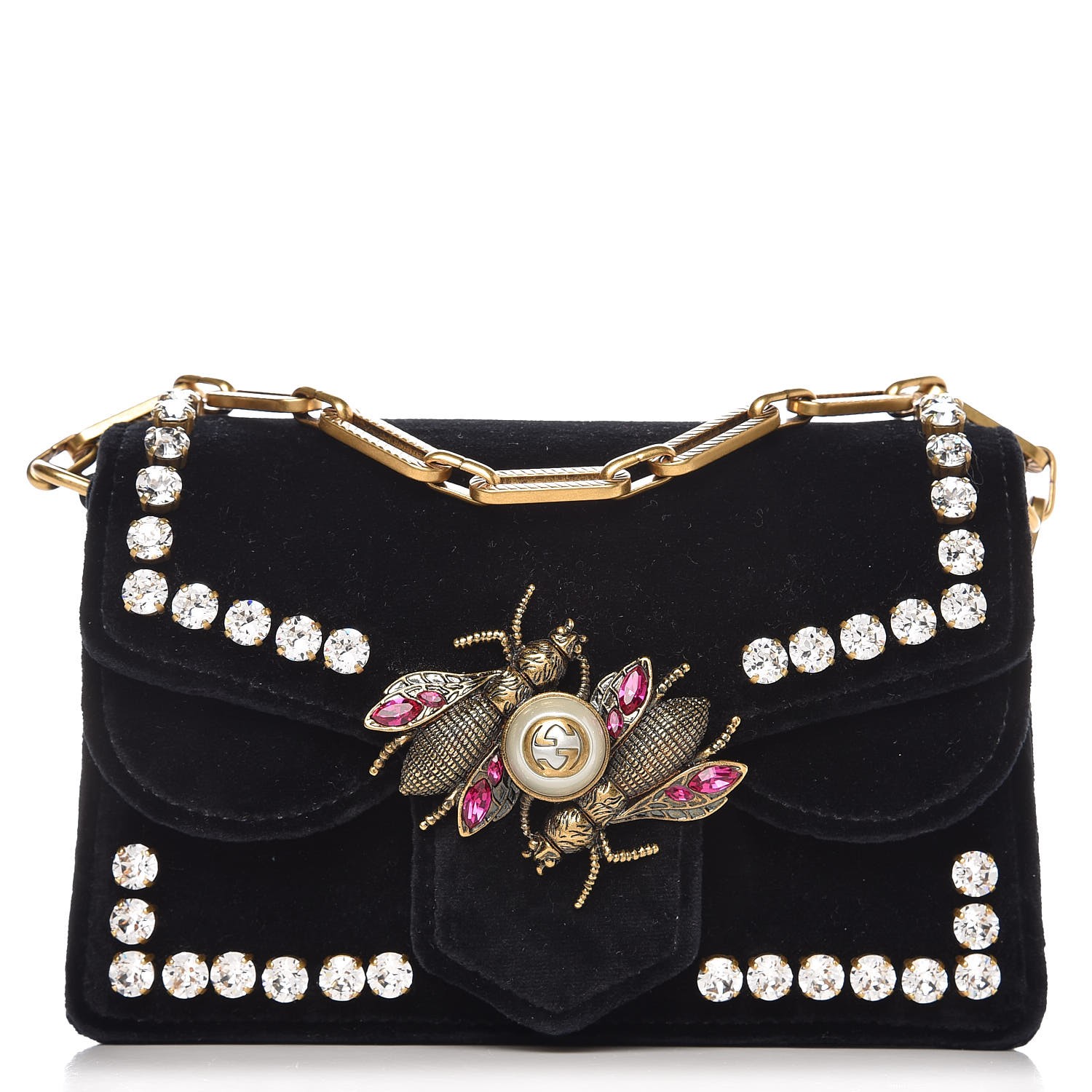 gucci rhinestone bag