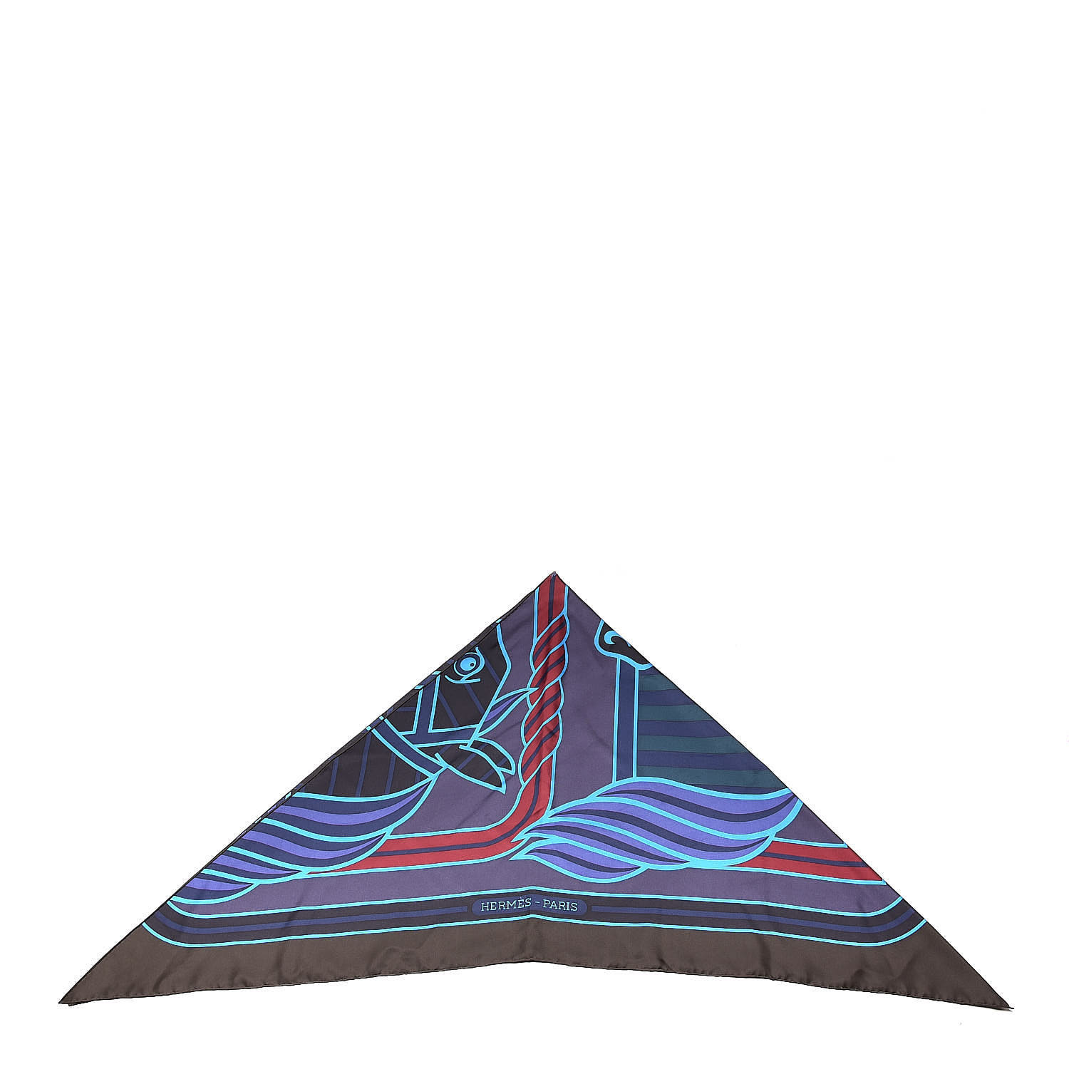 hermes triangle scarf