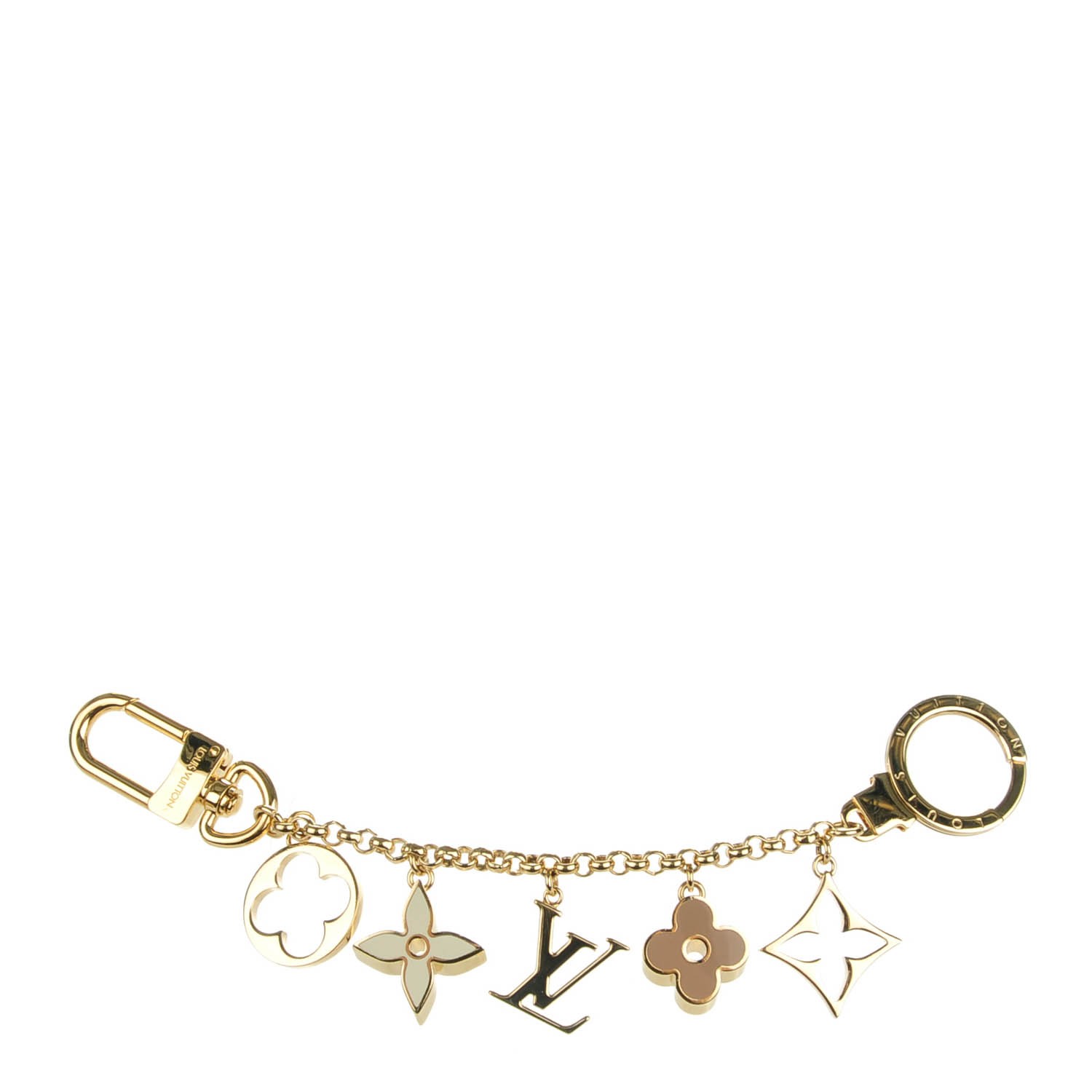 louis vuitton bag charm fleur de monogram