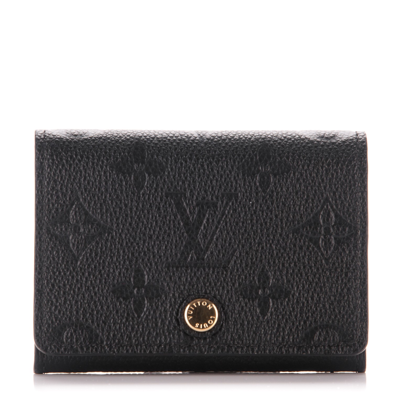 LOUIS VUITTON Empreinte Business Card Holder Black 177644