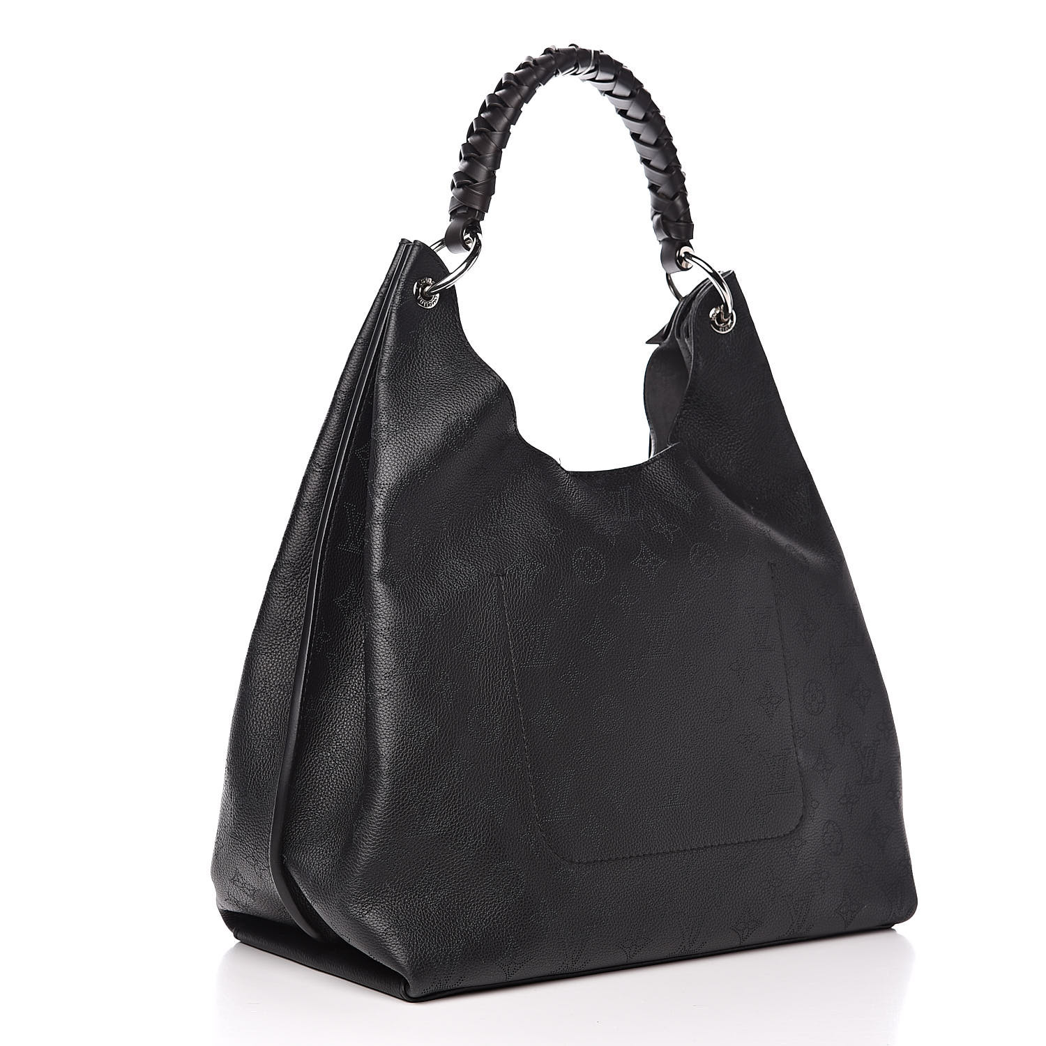 LOUIS VUITTON Mahina Carmel Hobo Black 517091