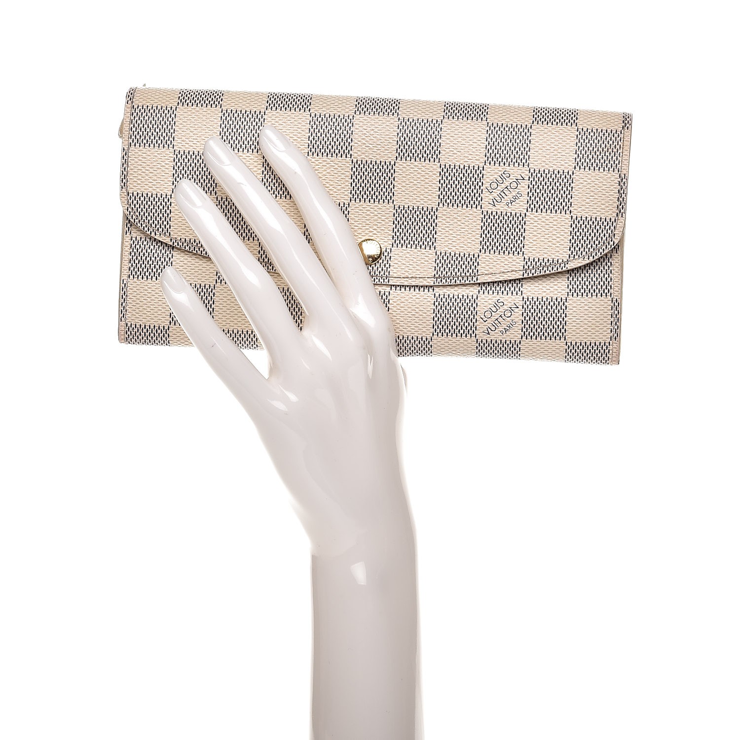 Emilie Wallet Damier Azur Canvas - Wallets and Small Leather Goods