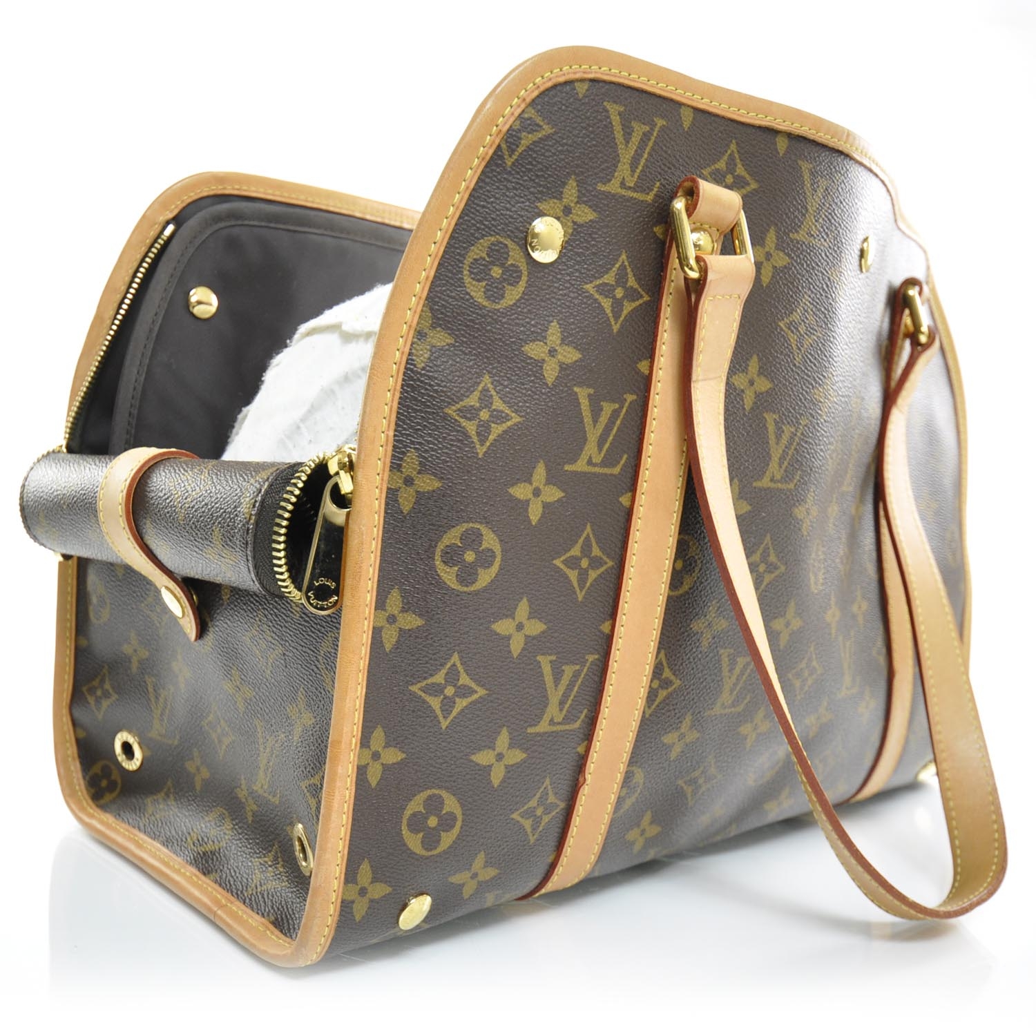 LOUIS VUITTON Monogram Baxter GM Dog Pet Carrier 25701