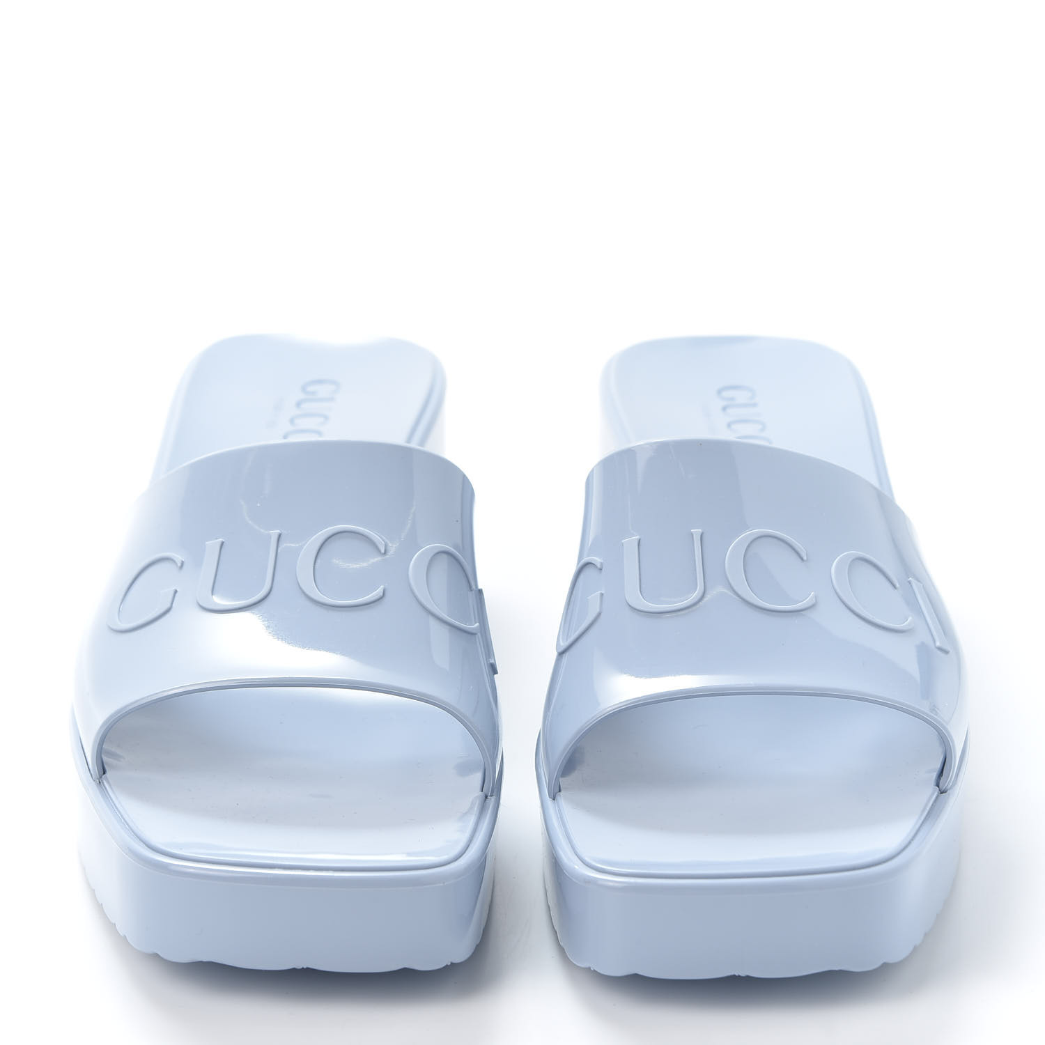gucci pastel blue sandals