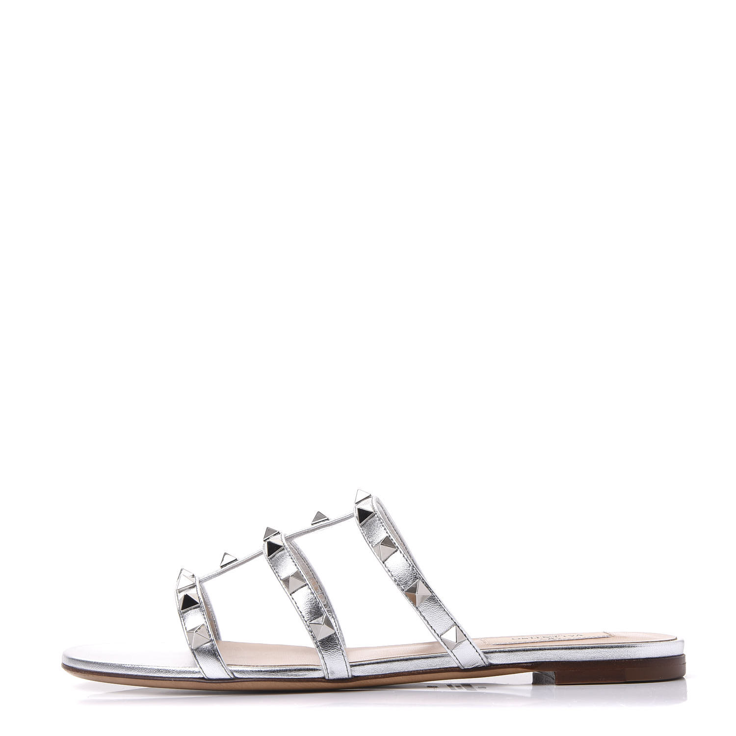 valentino sandals silver