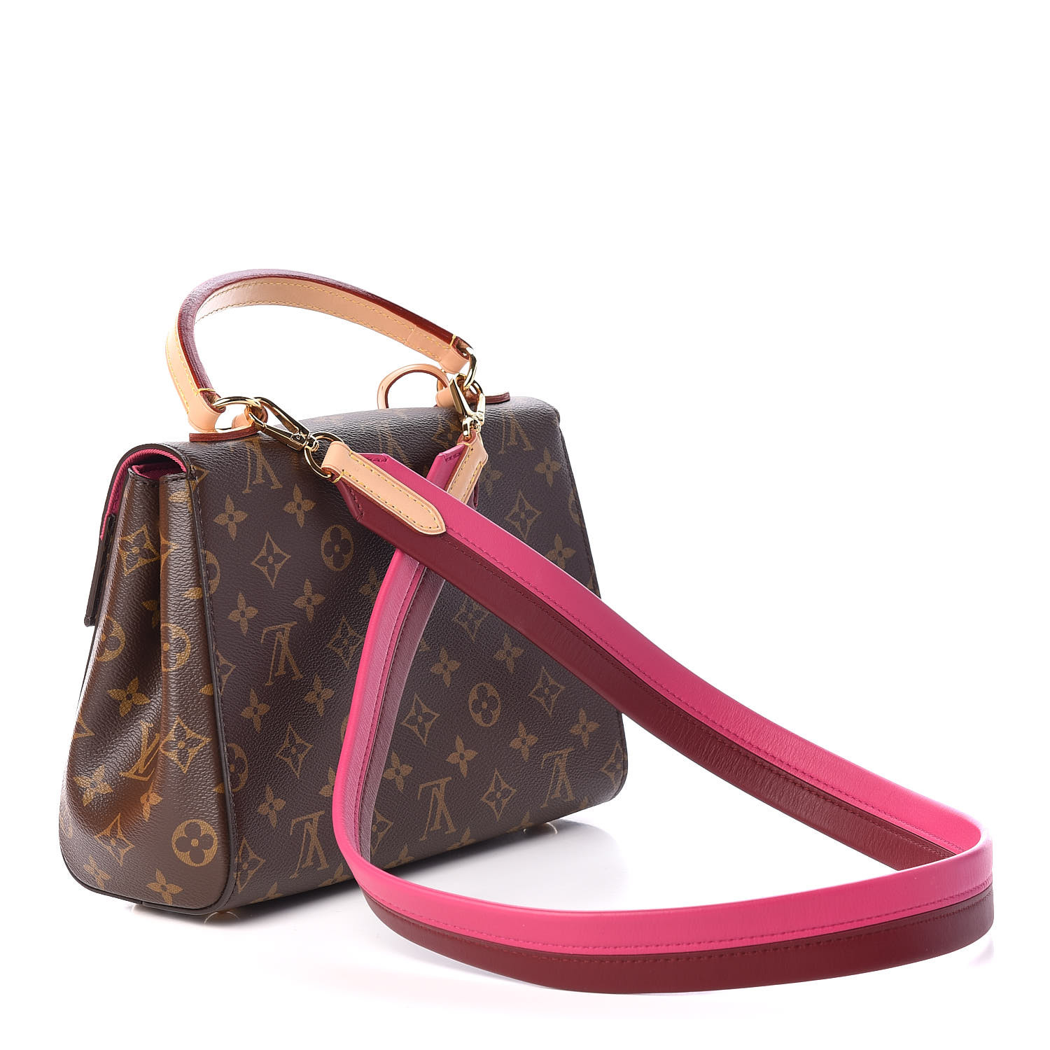 LOUIS VUITTON Monogram Cluny BB Pink 434552