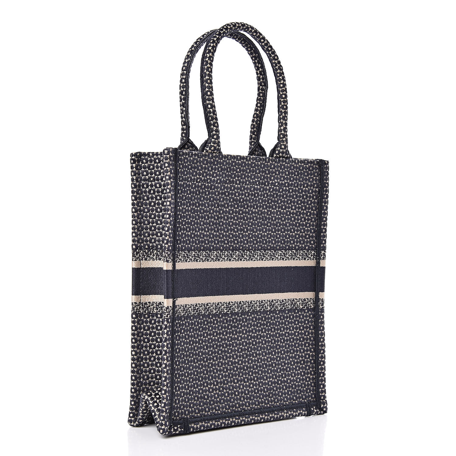 dior vertical book tote