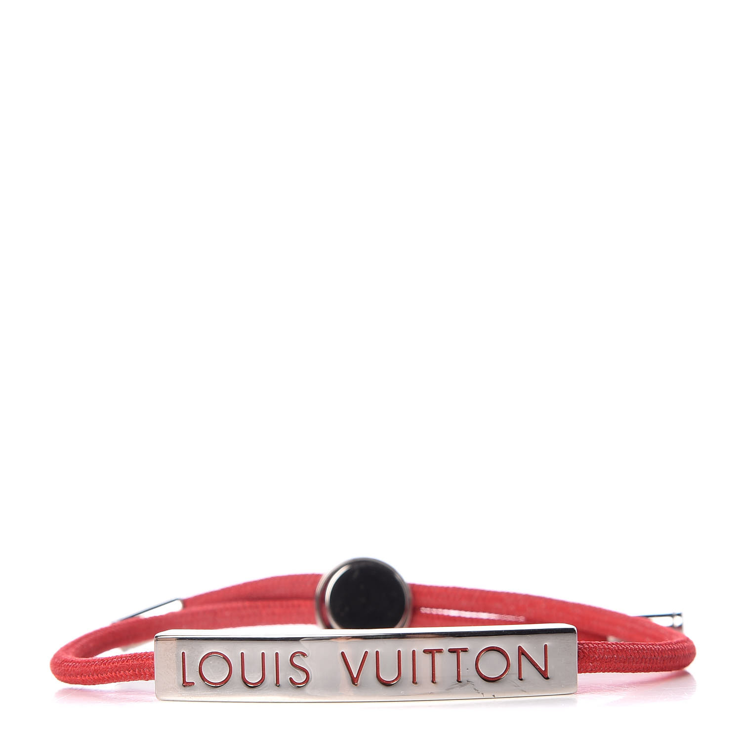 Louis Vuitton Nylon Lv Space Bracelet Rouge 434099