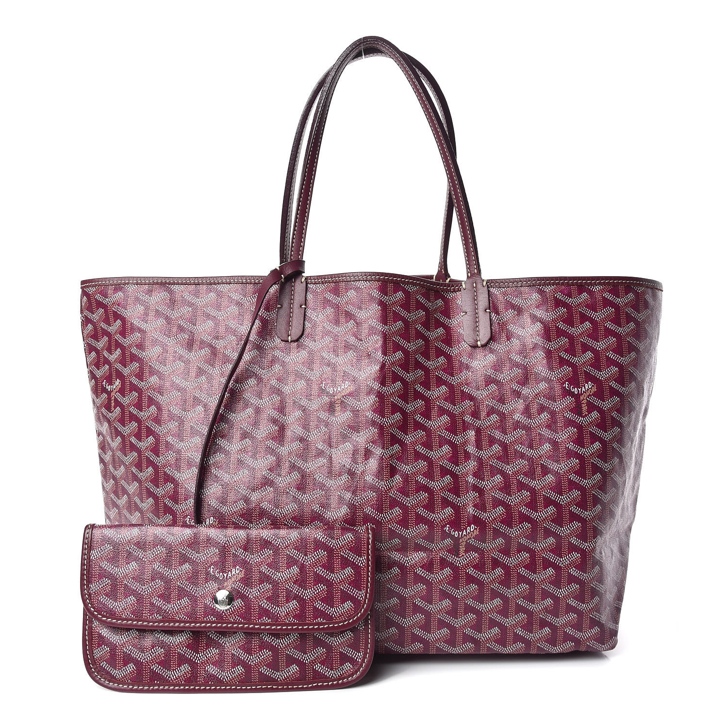 burgundy goyard st louis