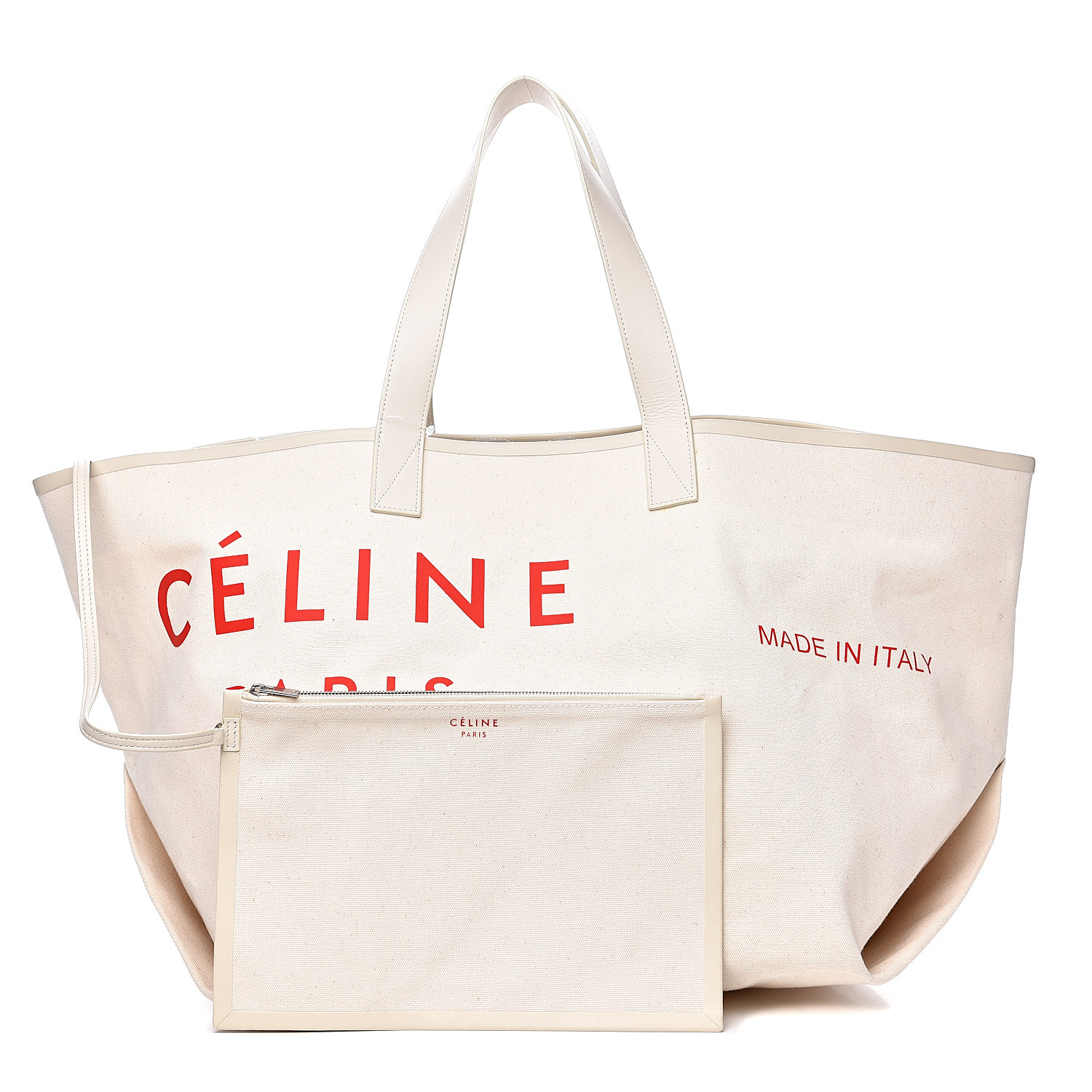 celine textile tote