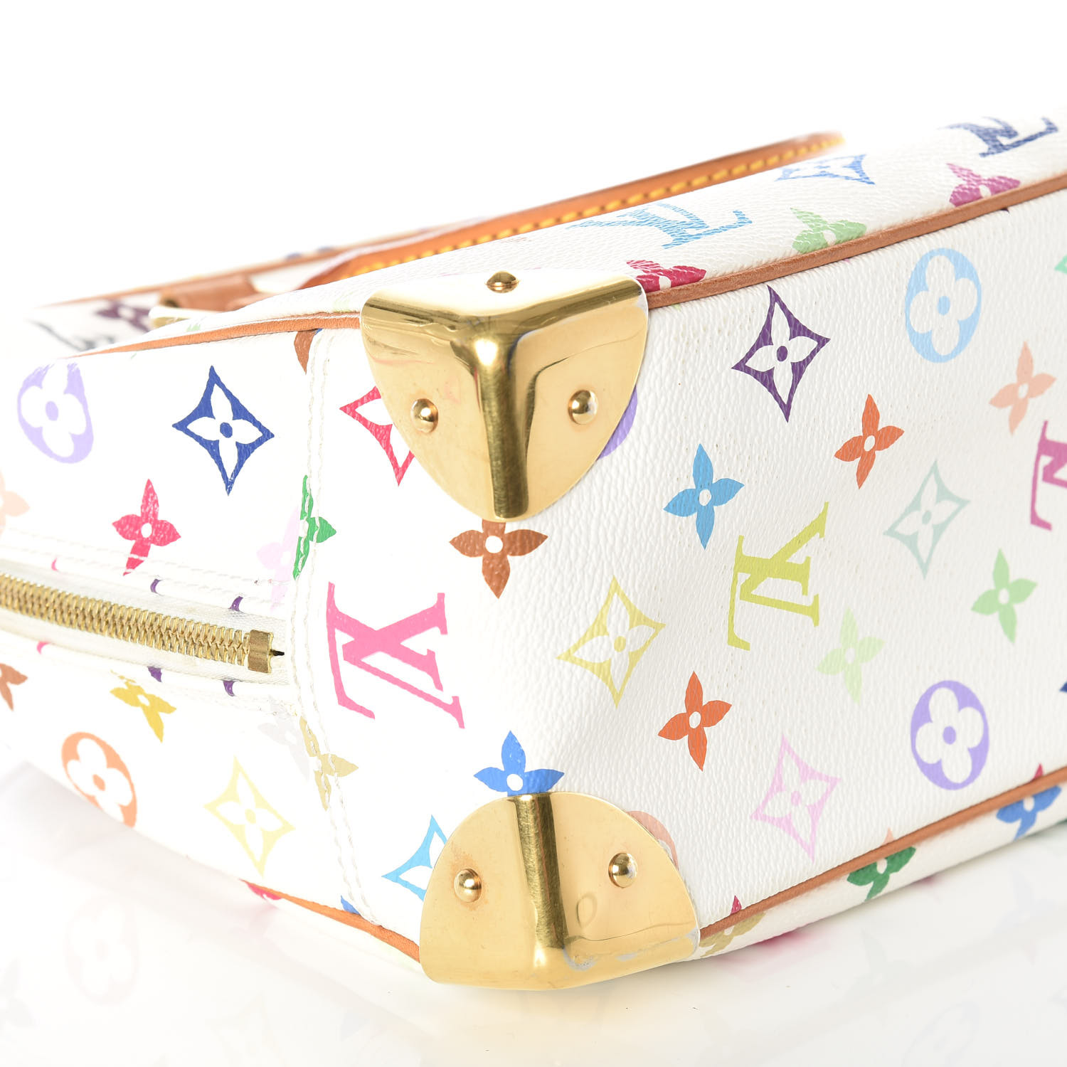 LOUIS VUITTON Monogram Multicolor Trouville White 544058