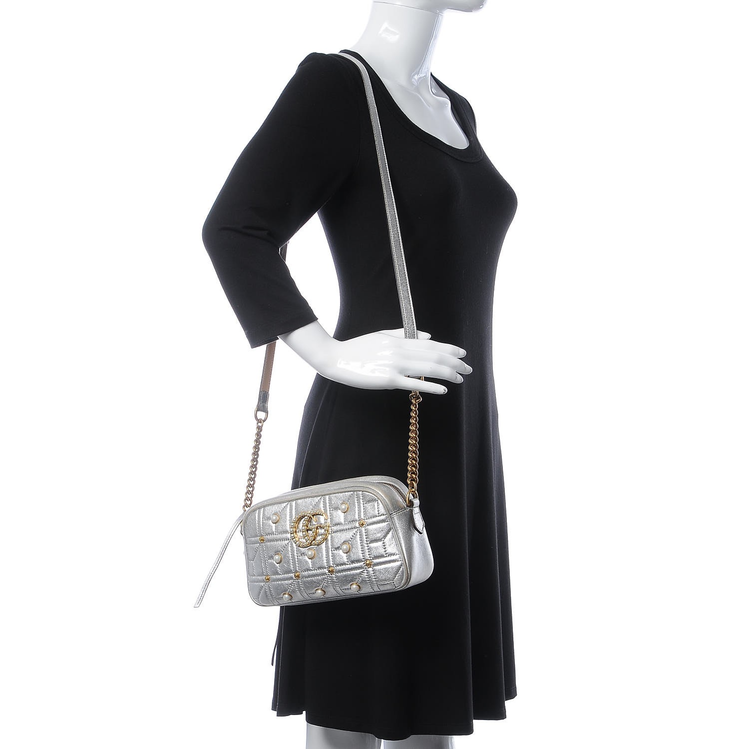 gucci pearl marmont bag