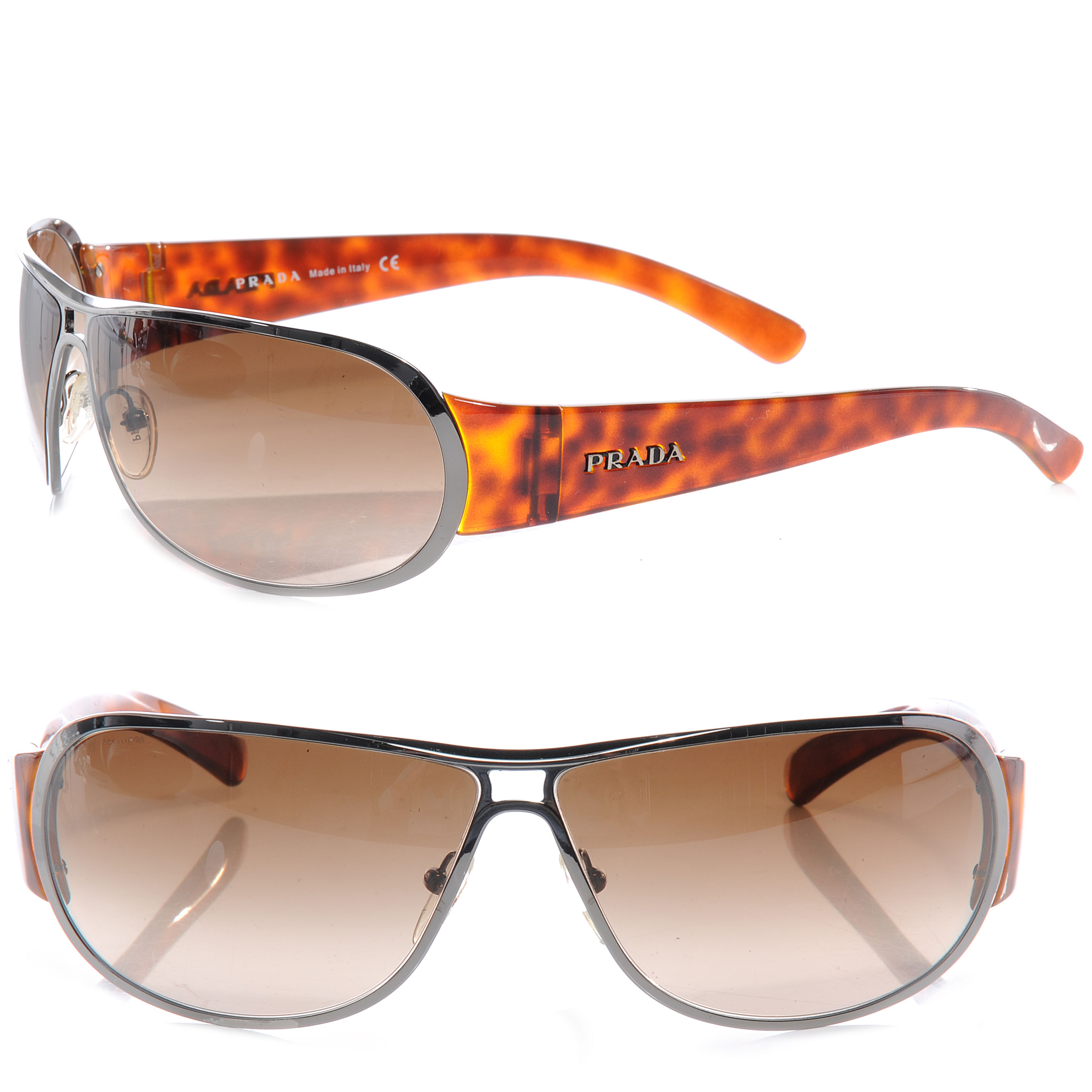 women's prada tortoise shell sunglasses