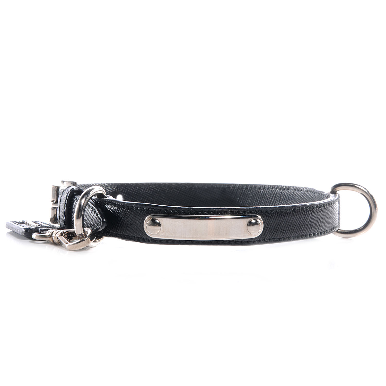 prada saffiano dog collar