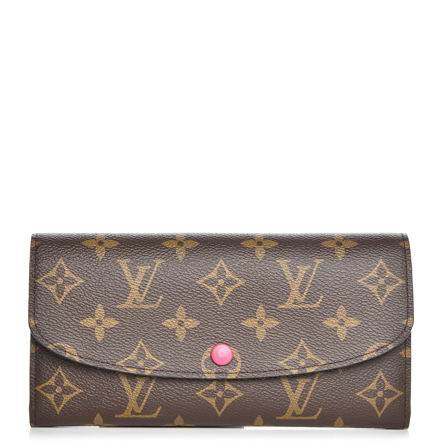 Louis Vuitton Wallet Pink Button