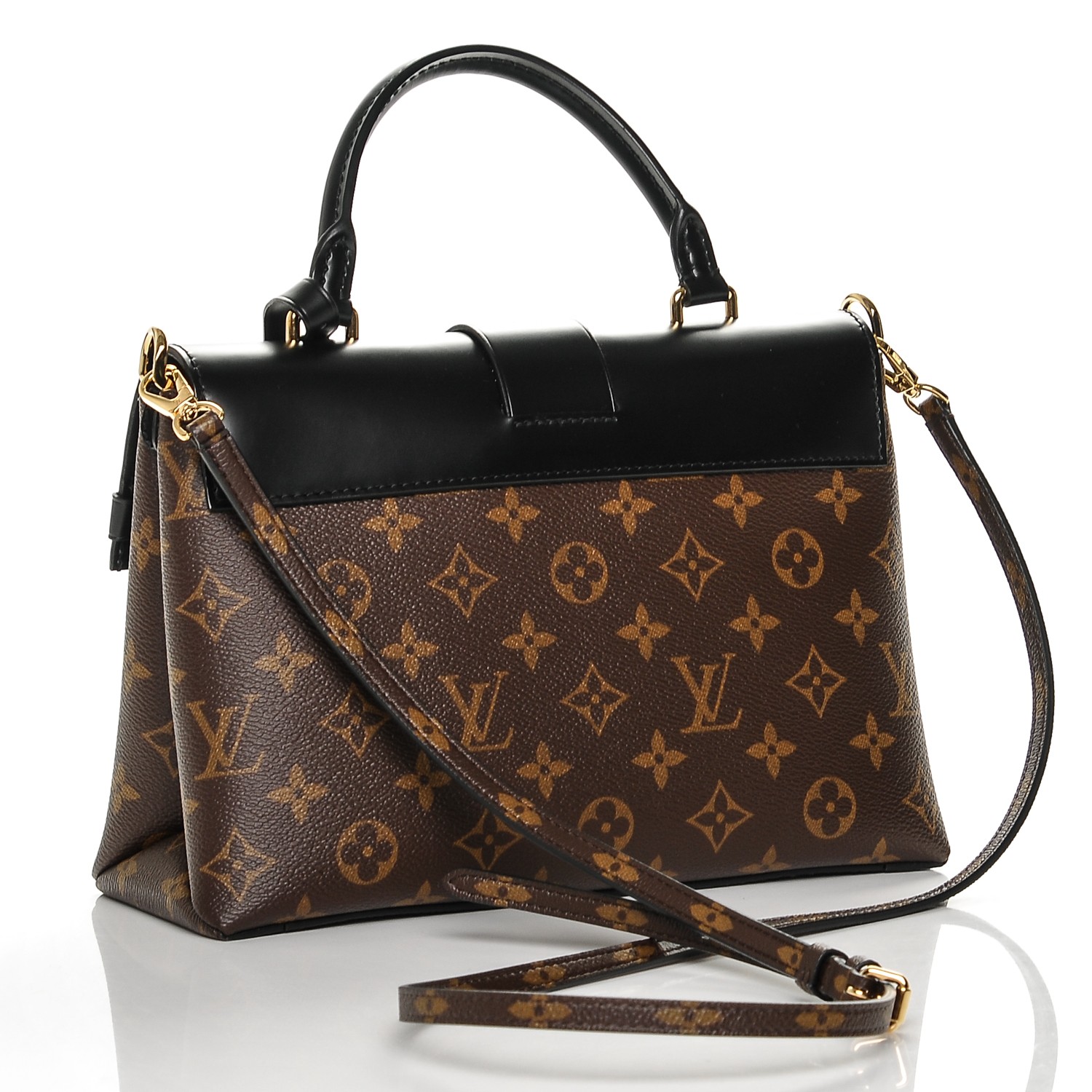 LOUIS VUITTON Monogram One Handle Flap Bag MM 187591