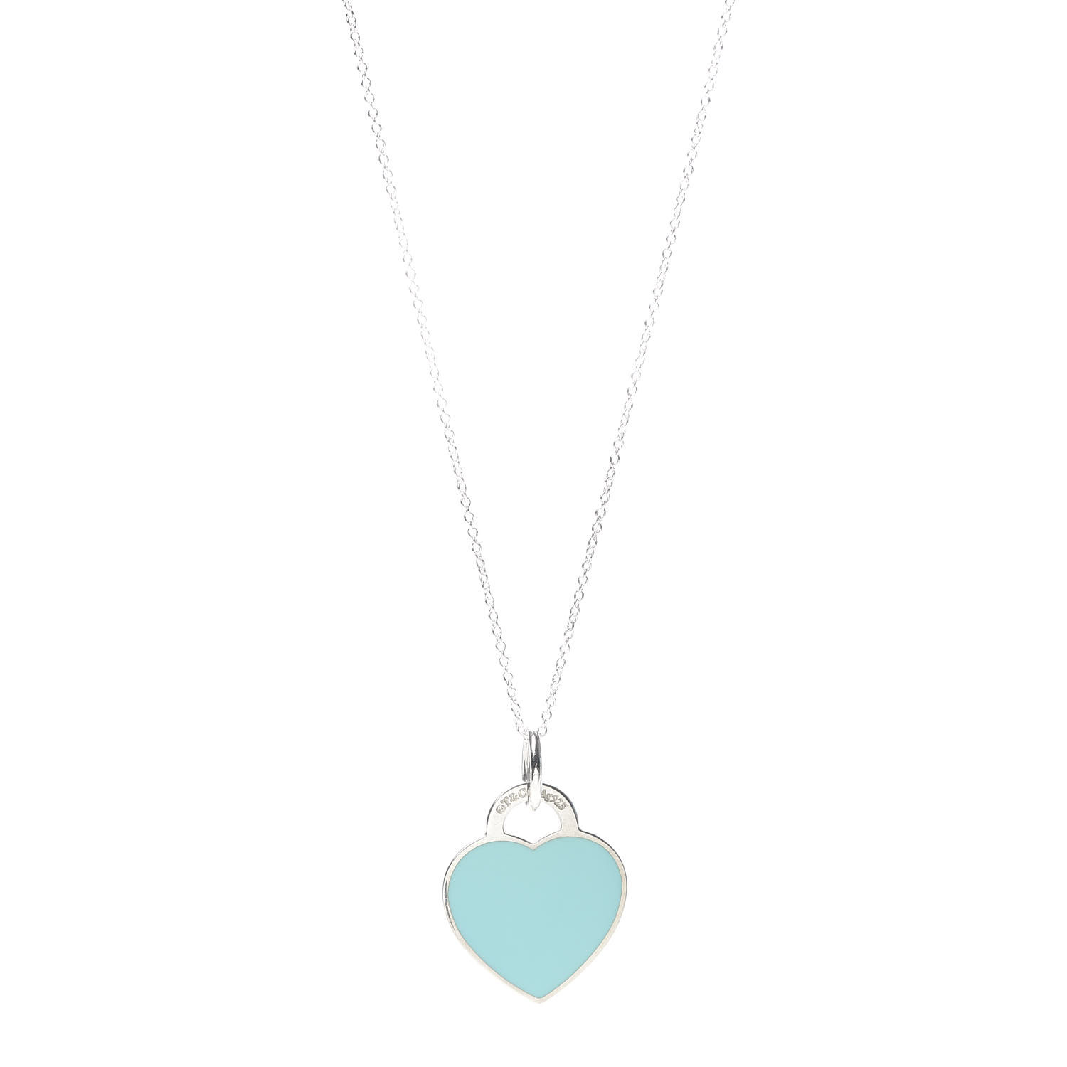 tiffany blue heart necklace