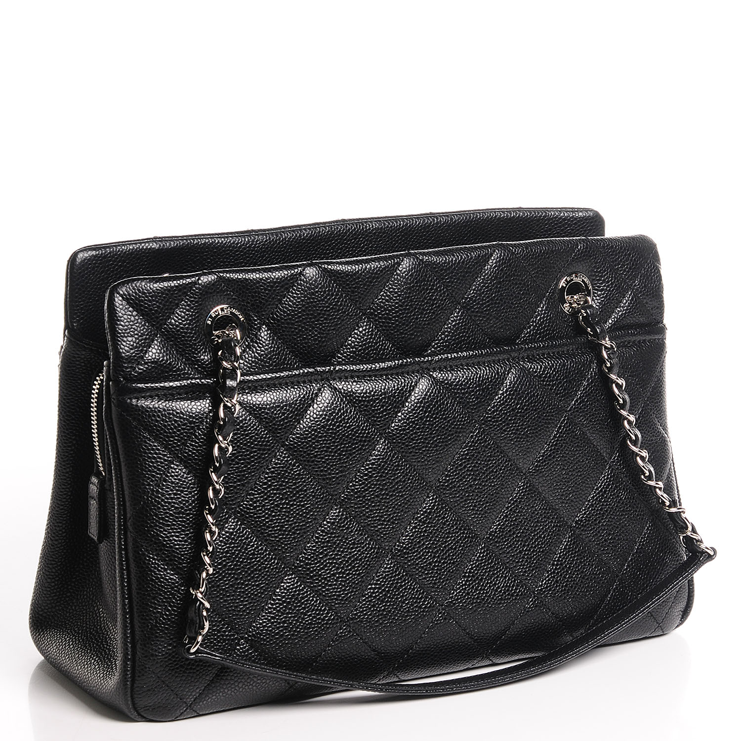 chanel timeless tote caviar