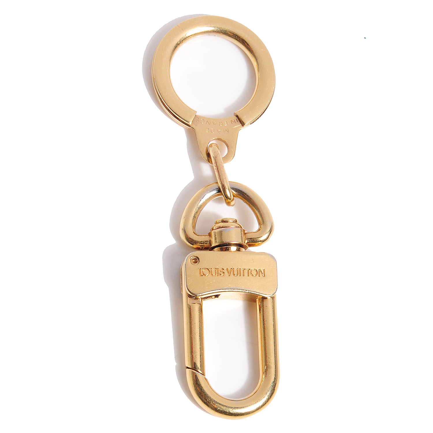 LOUIS VUITTON Pochette Extender Key Ring Gold 83981