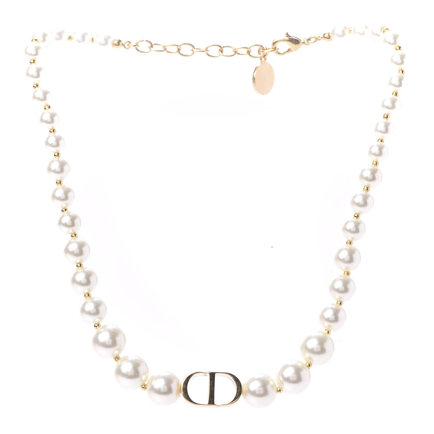 dior pearl choker