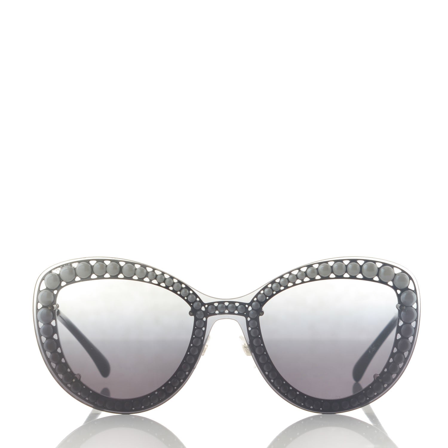 CHANEL Pearl Butterfly Sunglasses 4236-H Grey 340149