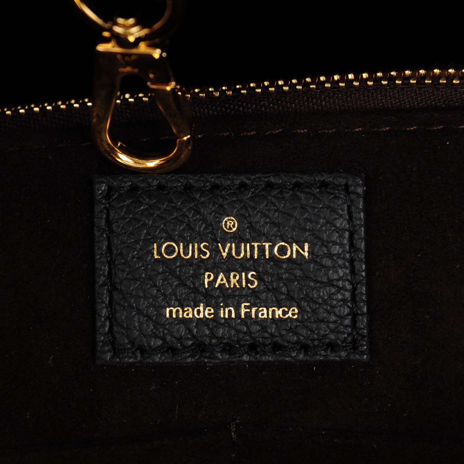 Louis Vuitton Monogram Calfskin Monogram Kimono Black