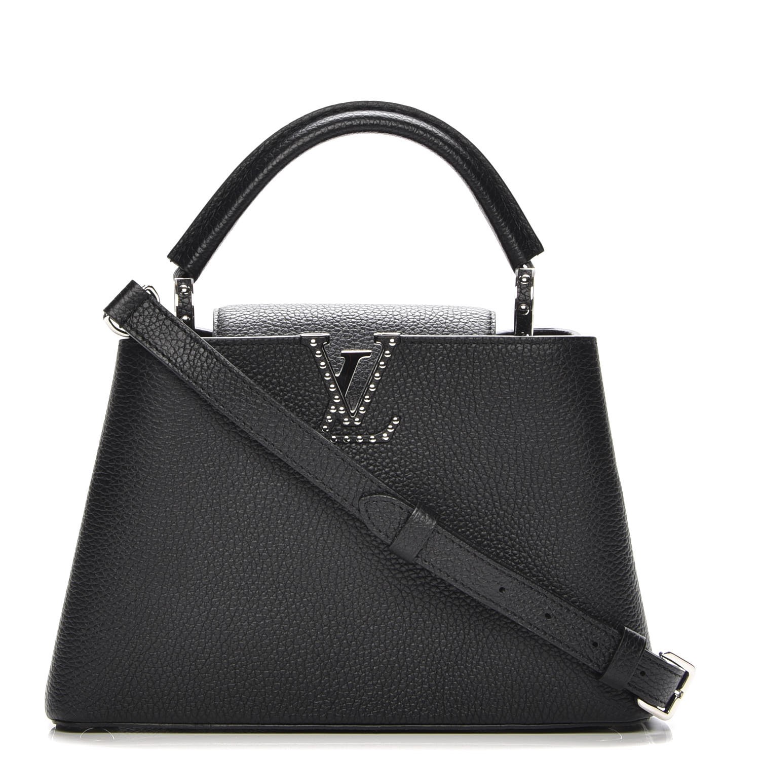 louis vuitton taurillon capucines bb black