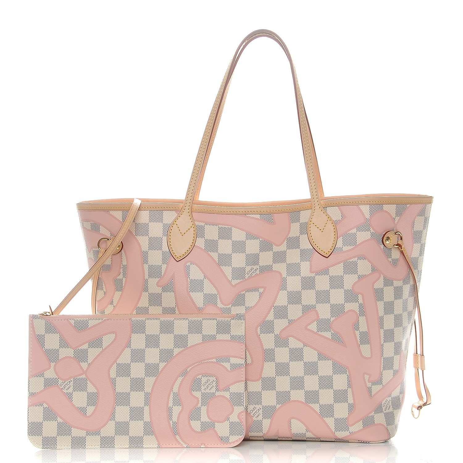 LOUIS VUITTON Damier Azur Tahitienne Neverfull MM 205610