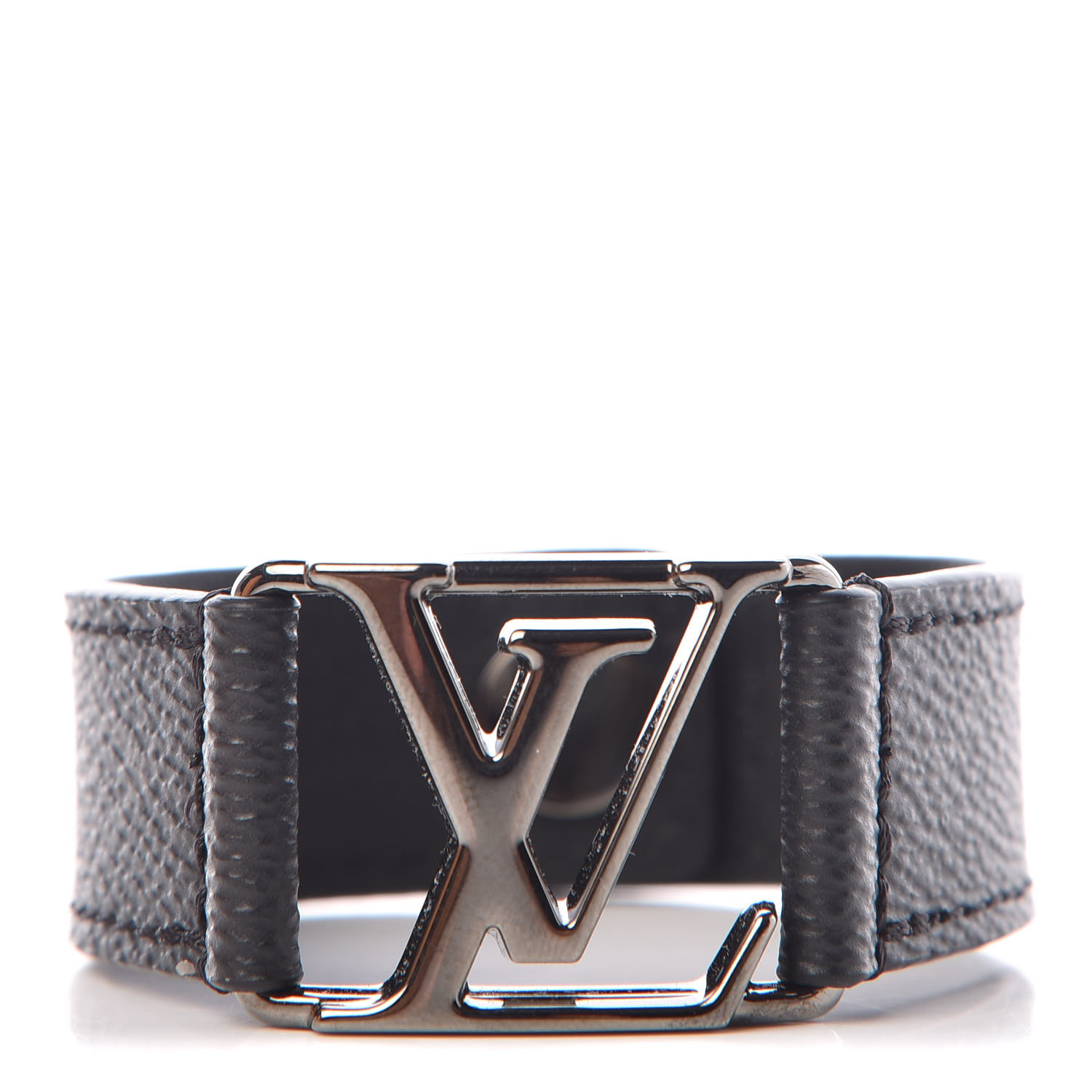 Louis Vuitton, Accessories, Authentic Mens Louis Vuitton Lv Slim Bracelet  Monogram Eclipse Size 2