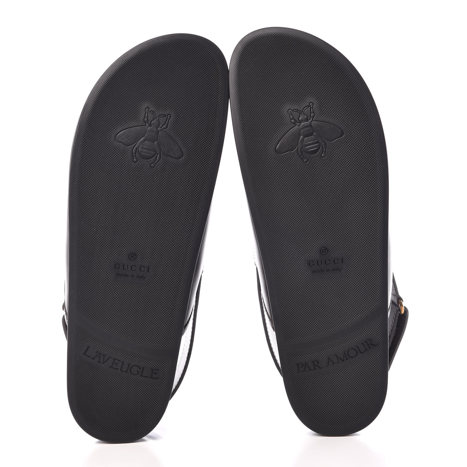 gucci river horsebit slide