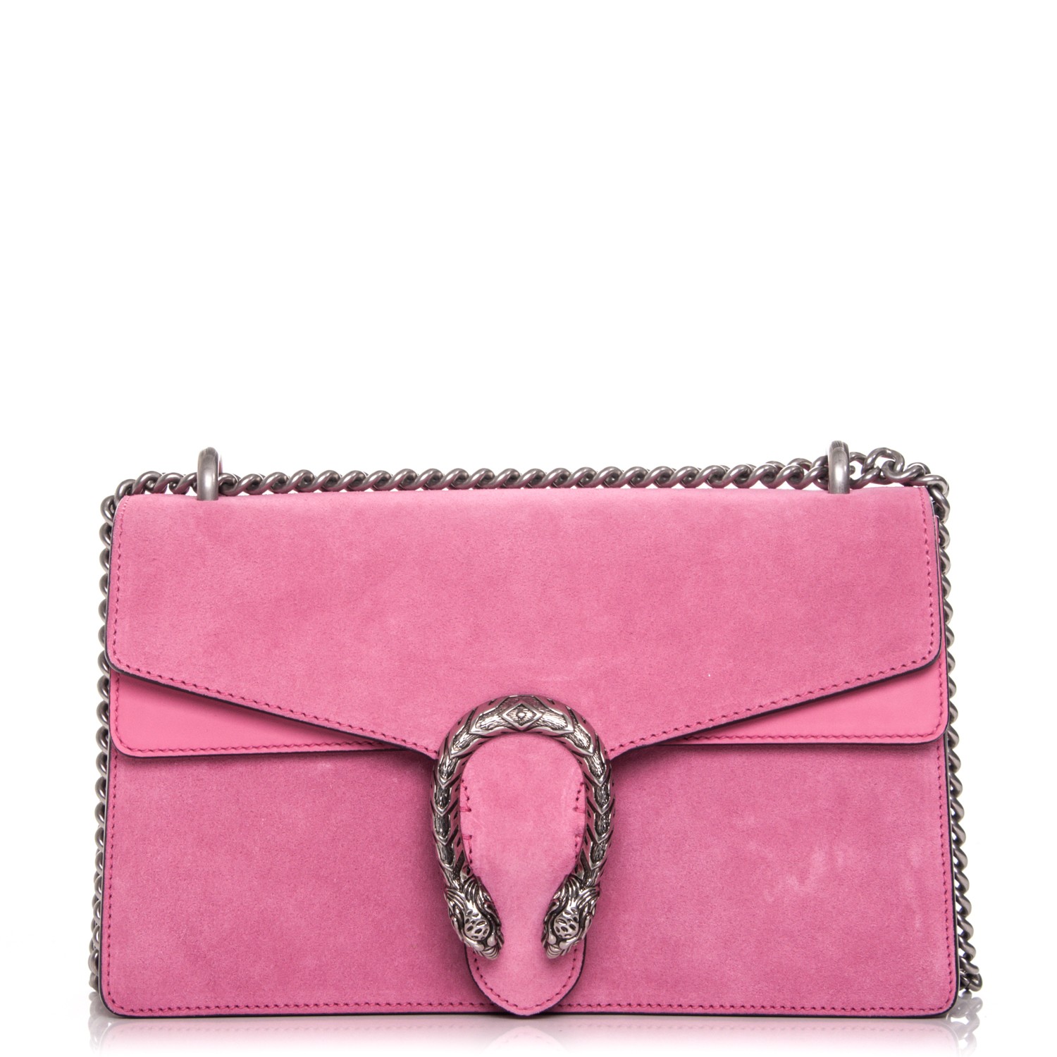 pink suede gucci bag