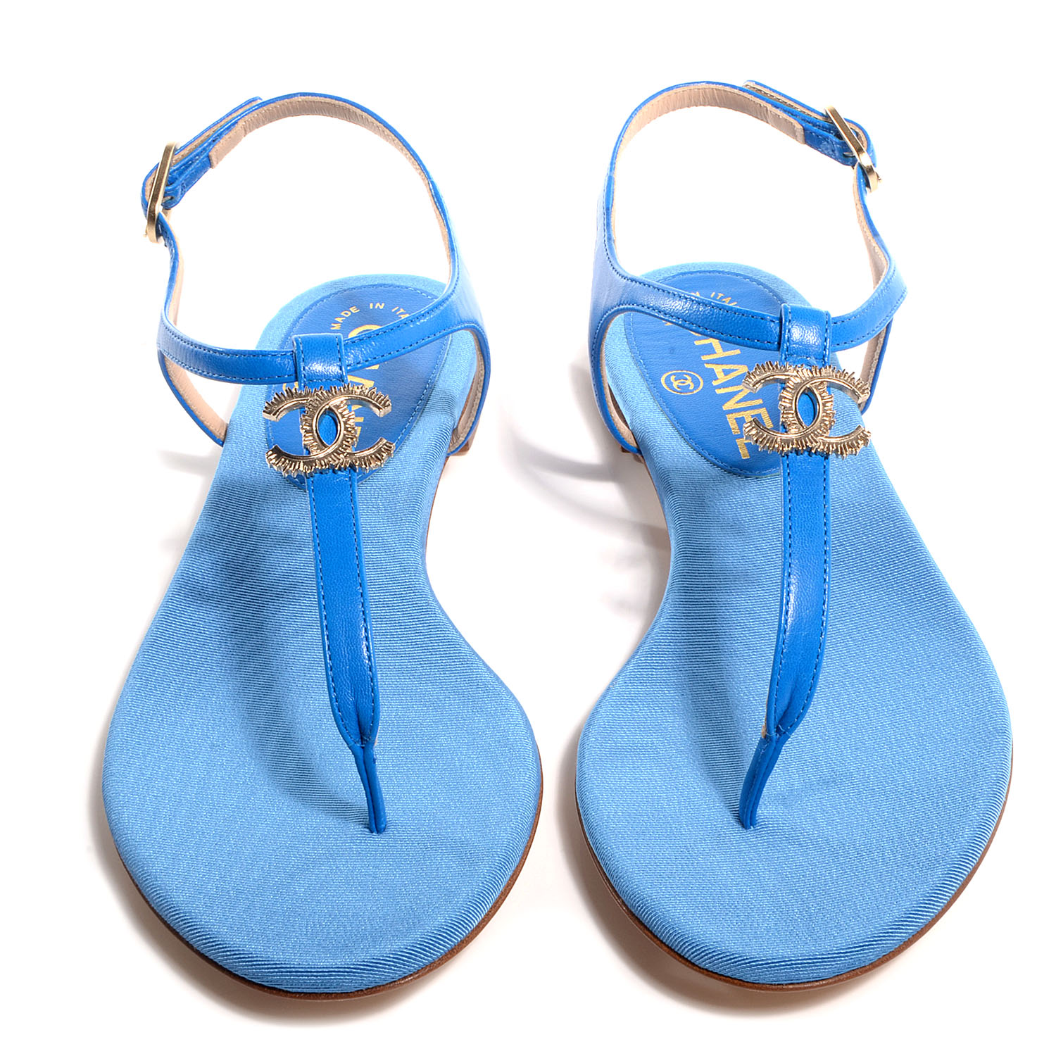 chanel suede kidskin sandals