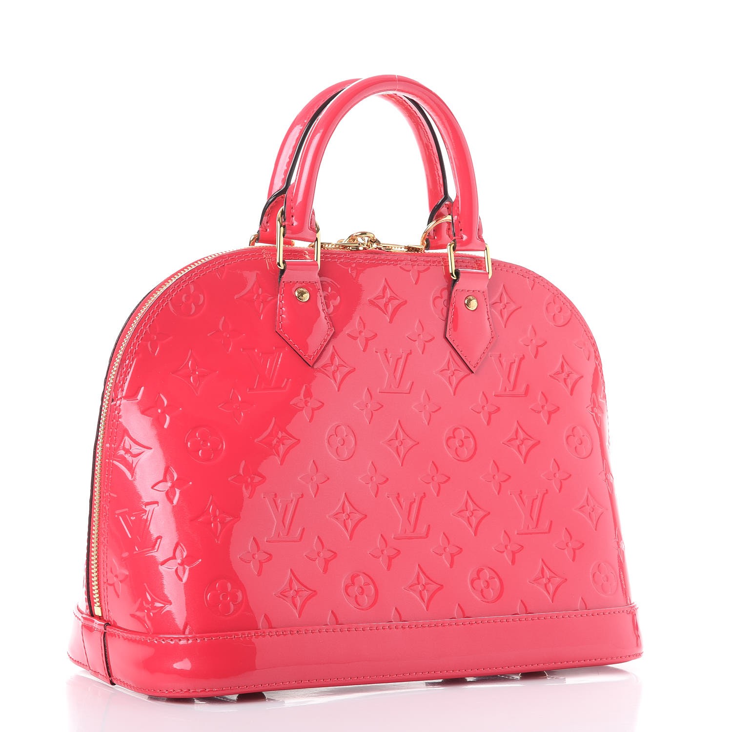 LOUIS VUITTON Vernis Alma PM Hot Pink 268535