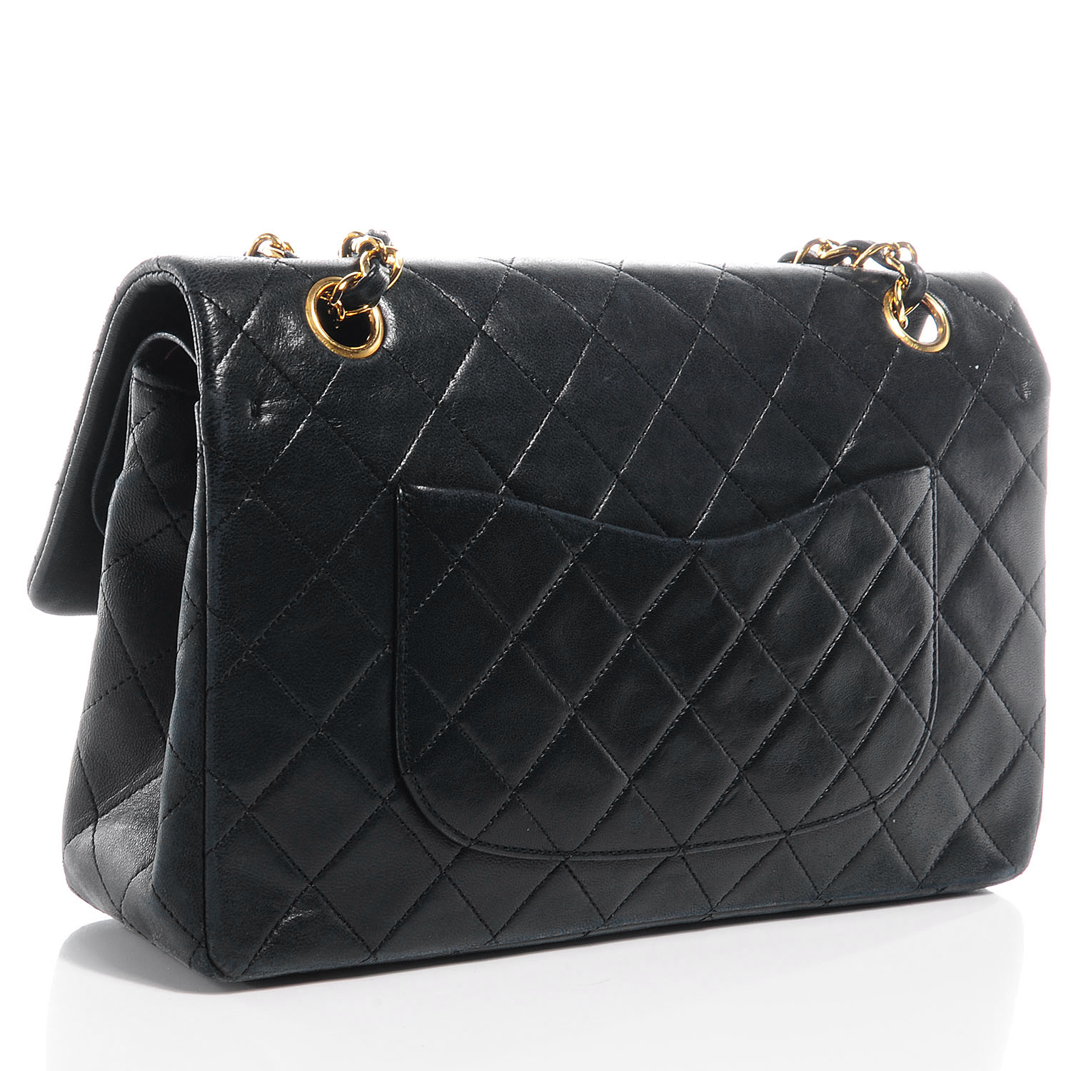 chanel medium double flap lambskin