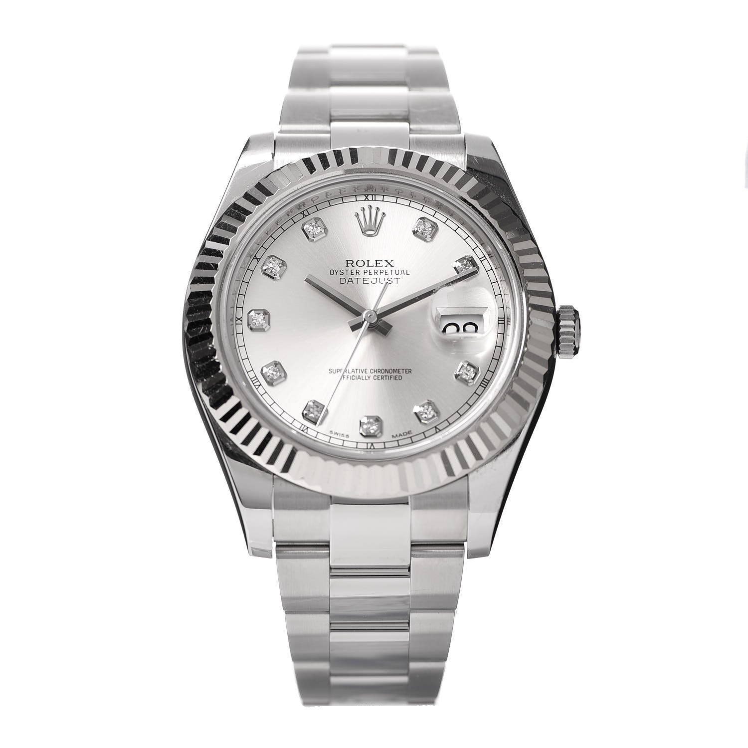 rolex oyster perpetual datejust 41 diamond