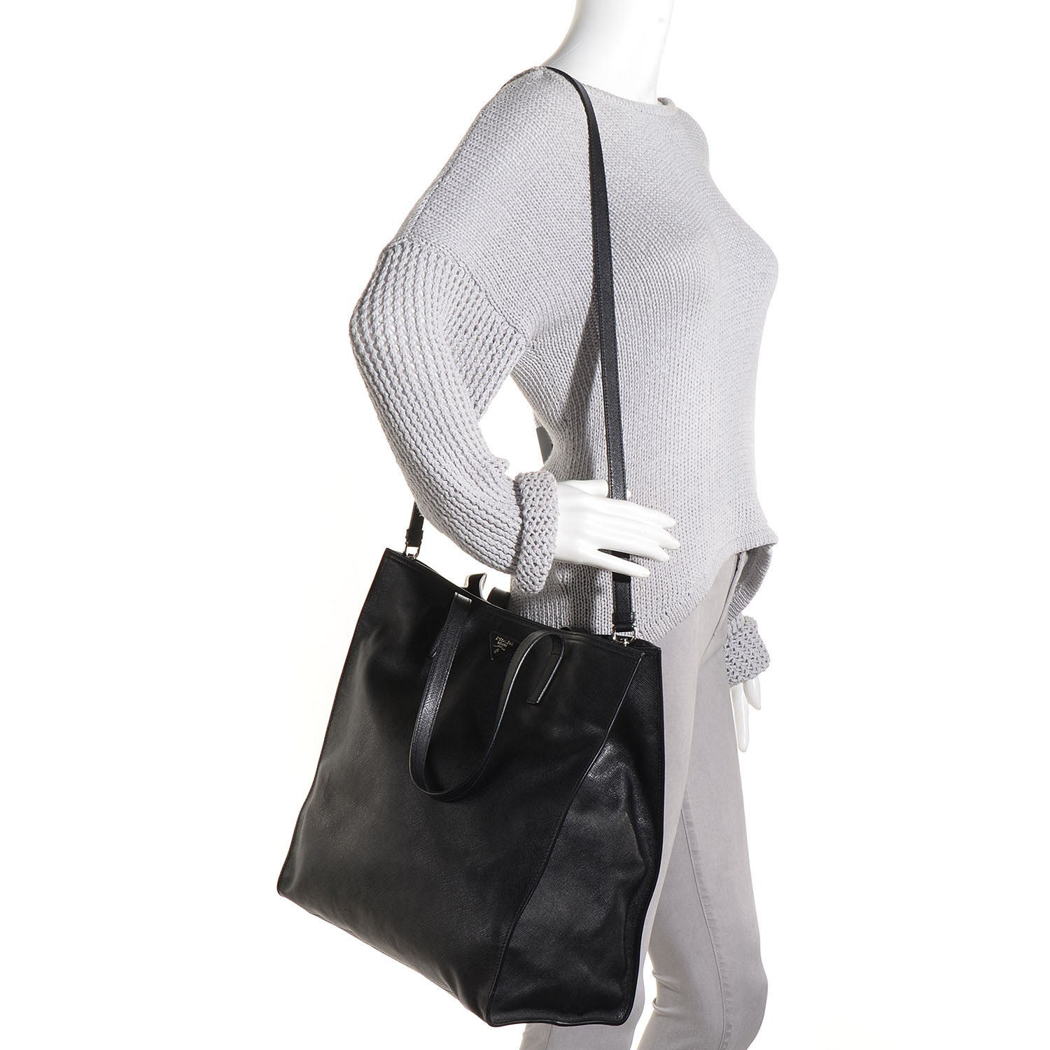 prada soft tote