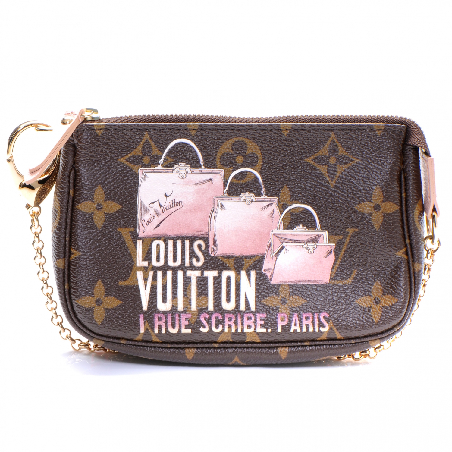 LOUIS VUITTON Monogram Affiche Mini Pochette Accessories 1252699